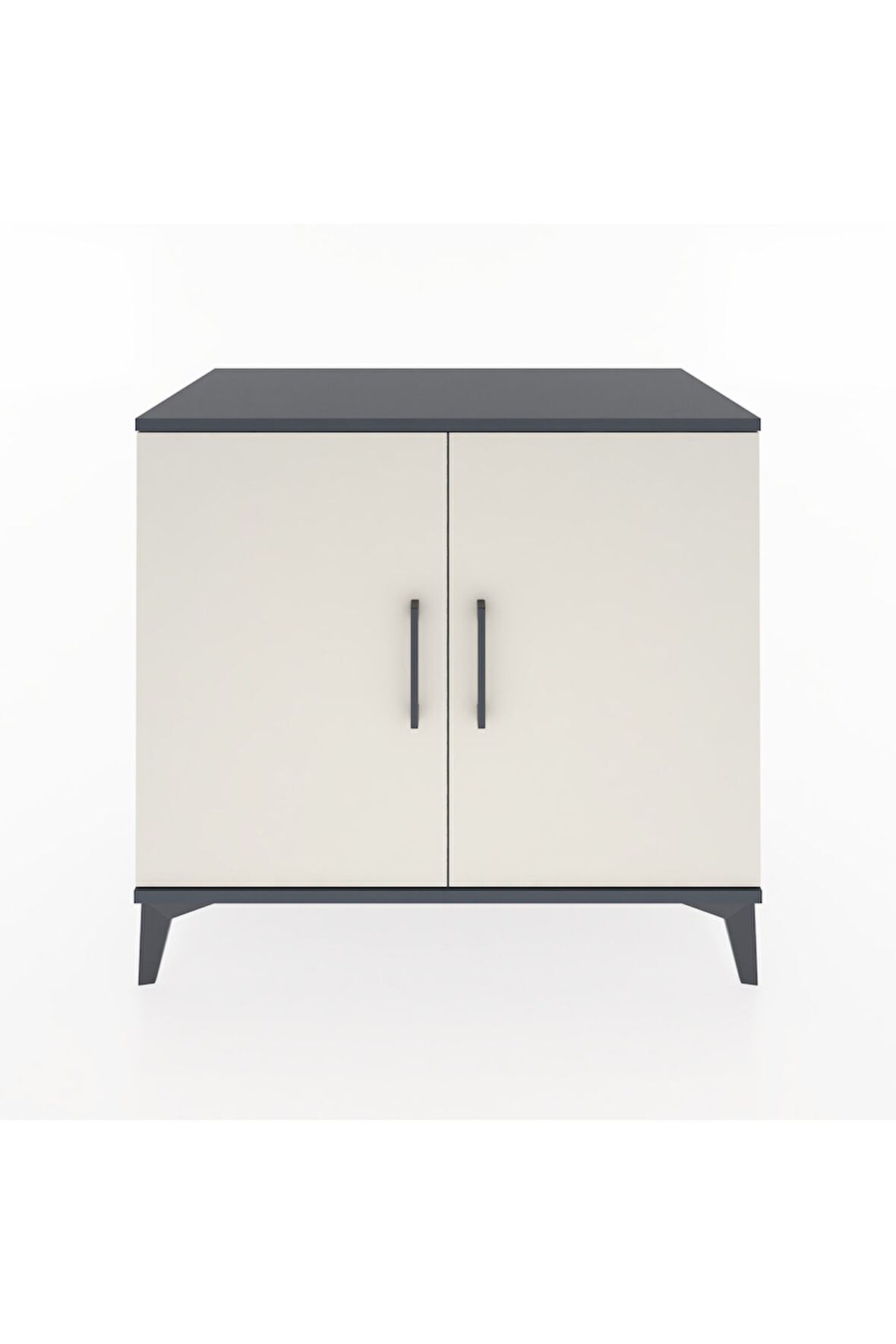 Hyperion Şifonyer 3 Raflı 2 Kapaklı 88x44x80 Antrasit-Aytaşı