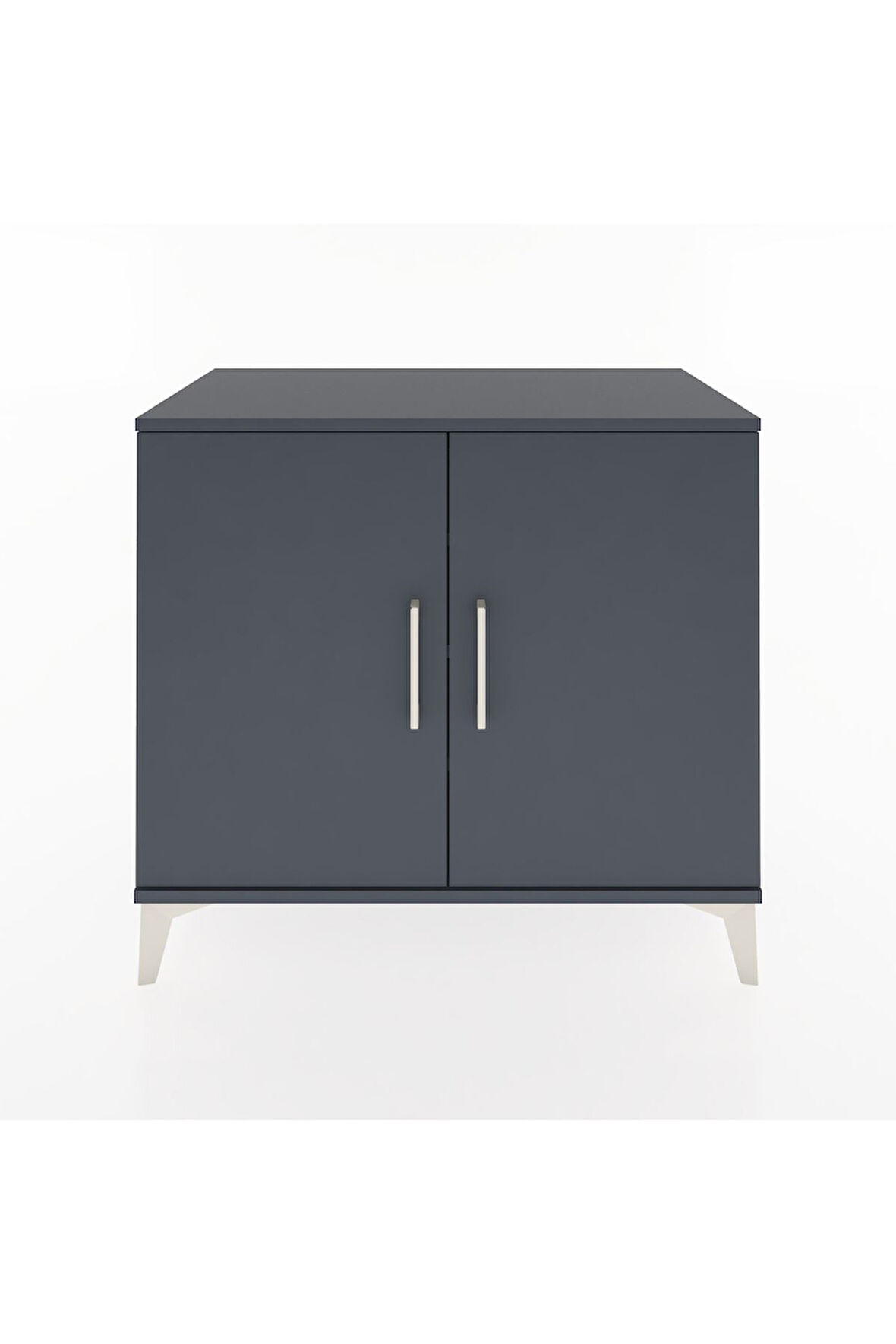 Hyperion Şifonyer 3 Raflı 2 Kapaklı 88x44x80 Antrasit-Antrasit