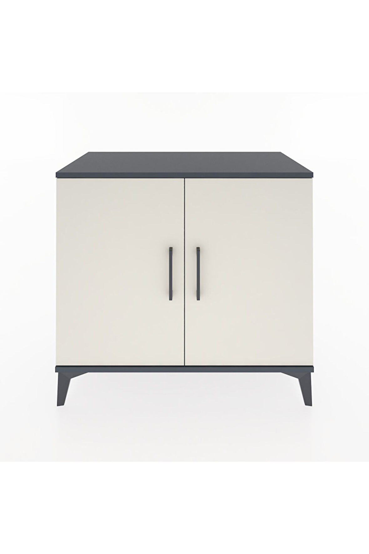 Hyperion Şifonyer 2 Raflı 2 Kapaklı 88x44x80 Antrasit-Aytaşı