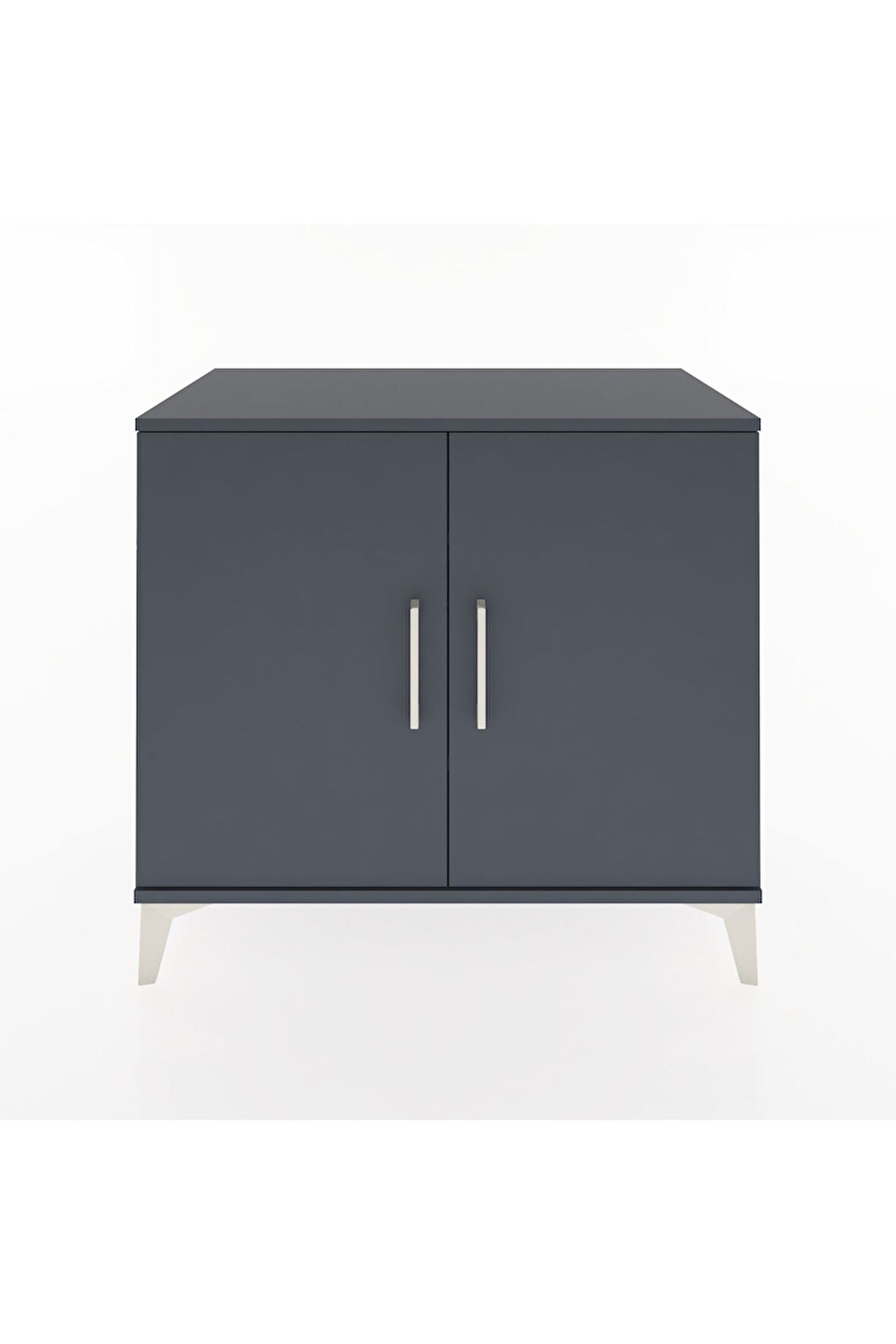 Hyperion Şifonyer 2 Raflı 2 Kapaklı 88x44x80 Antrasit-Antrasit