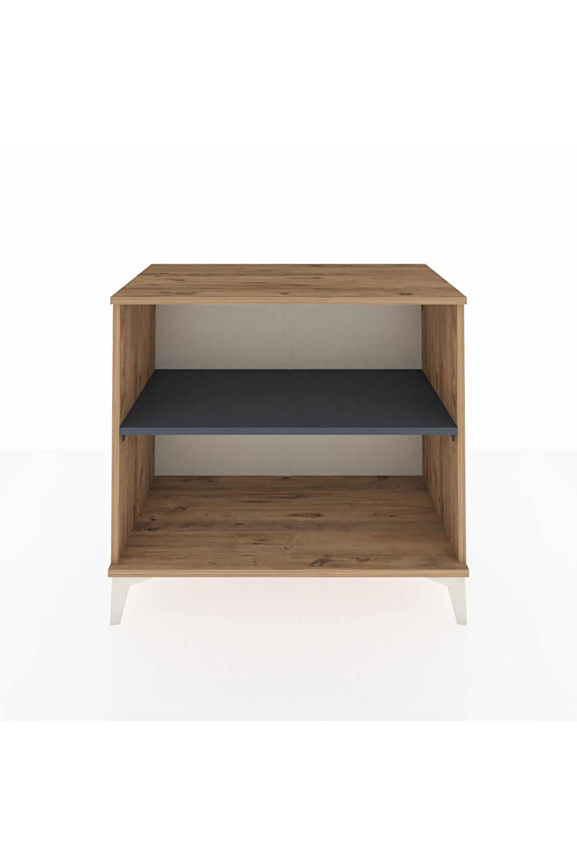 Hyperion Şifonyer Tek Raflı 88x44x80 Çam-Antrasit