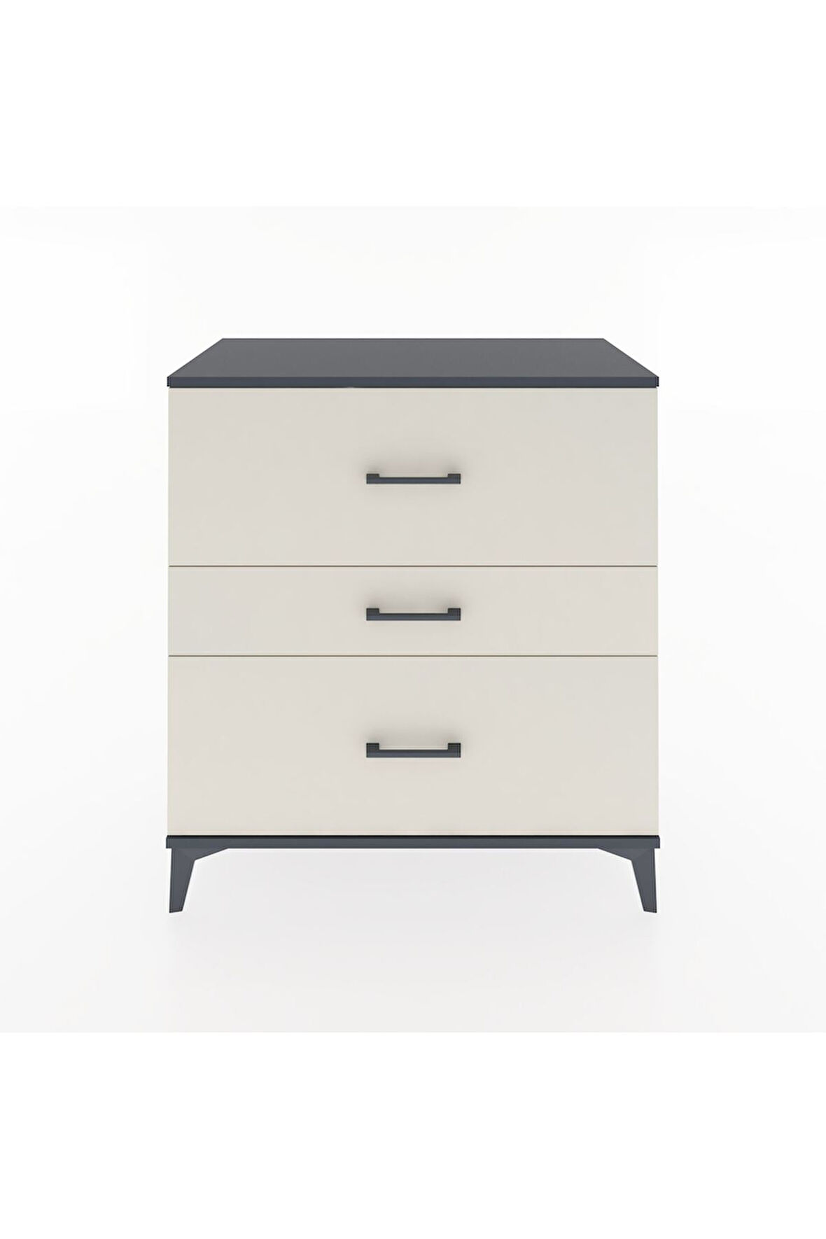 Hyperion Şifonyer 3 Çekmeceli 88x44x96 Antrasit-Aytaşı