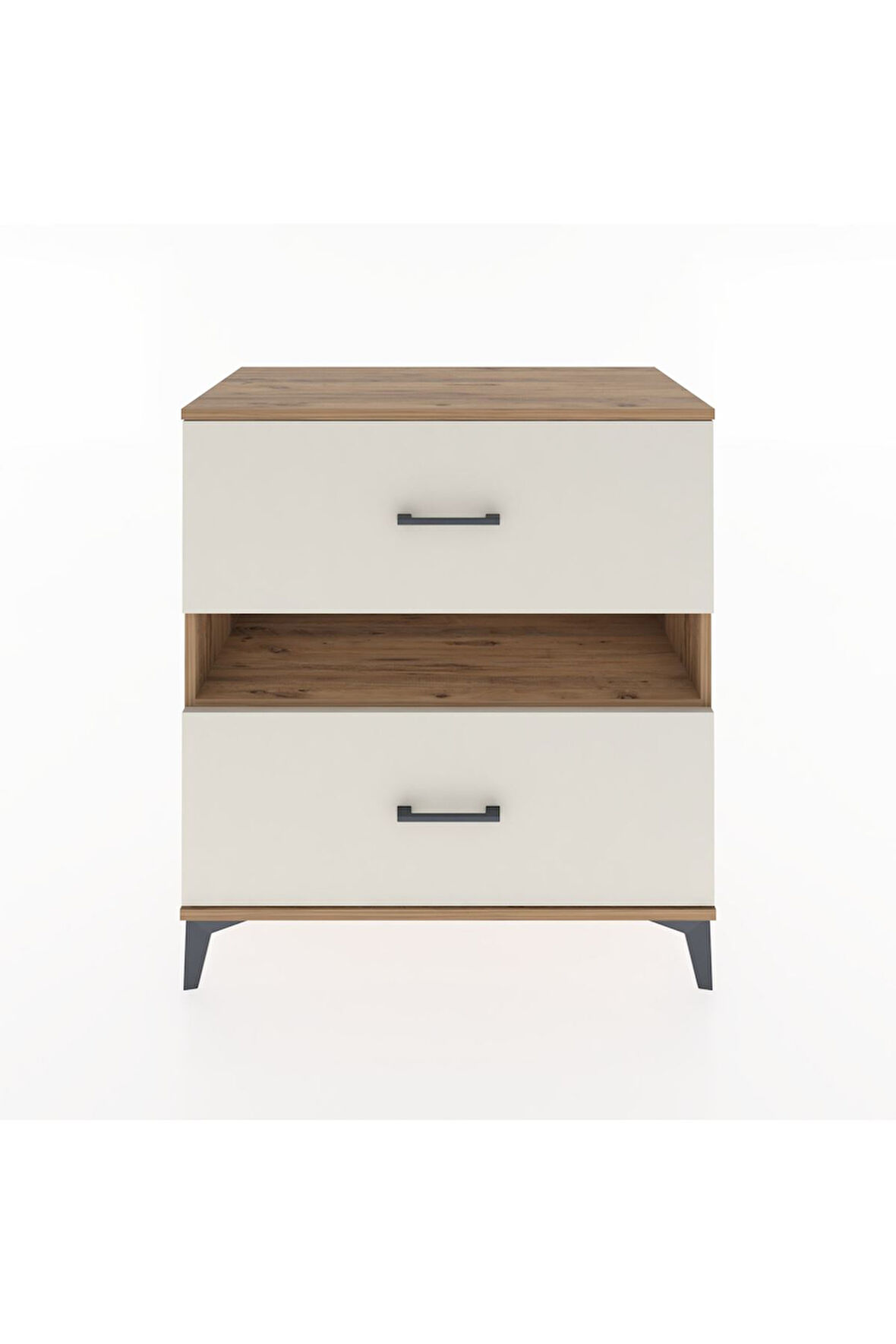 Hyperion Şifonyer Tek Raflı 2 Çekmeceli 88x44x96 Çam-Aytaşı