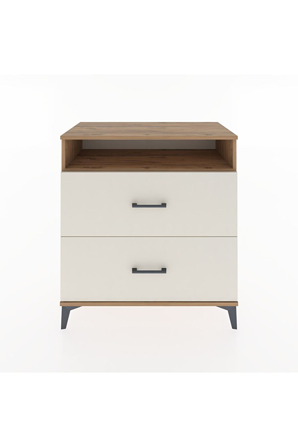 Hyperion Şifonyer Tek Raflı 2 Çekmeceli 88x44x96 Çam-Aytaşı