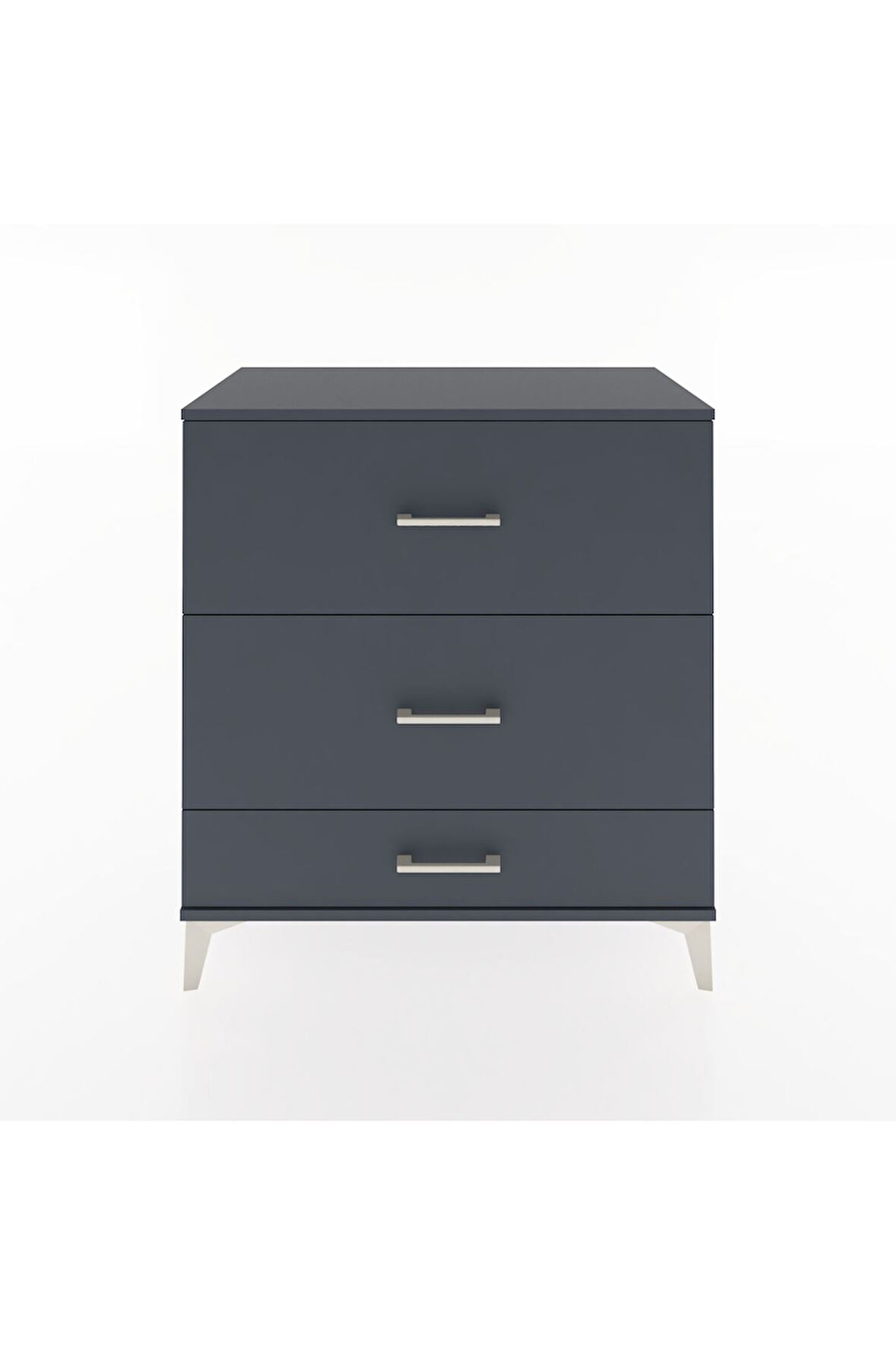 Hyperion Şifonyer 3 Çekmeceli 88x44x96 Antrasit-Antrasit