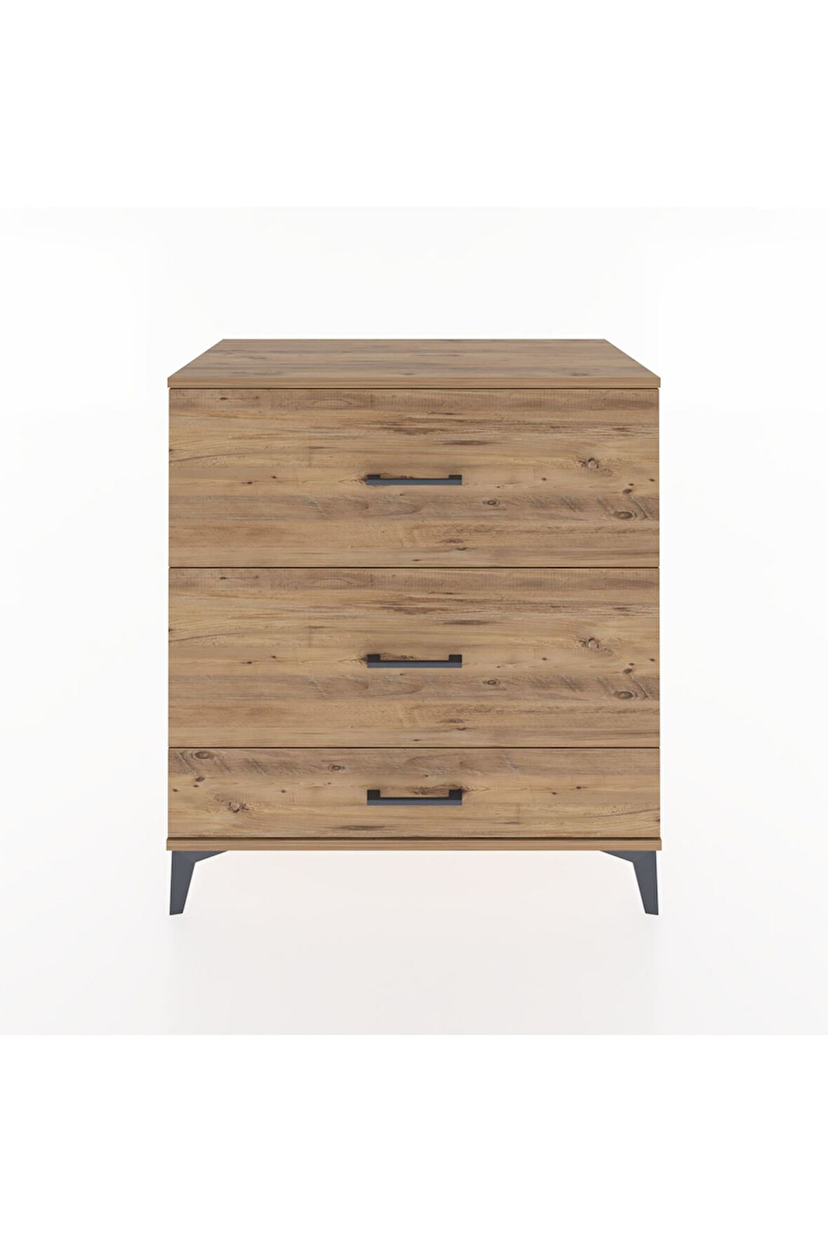 Hyperion Şifonyer 3 Çekmeceli 88x44x96 Çam-Çam