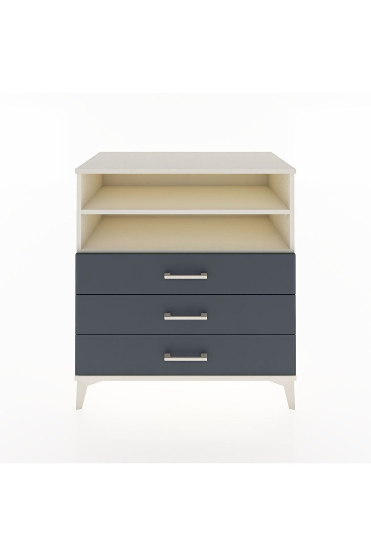 Hyperion Şifonyer 2 Raflı 3 Çekmeceli 88x44x96 Aytaşı-Antrasit