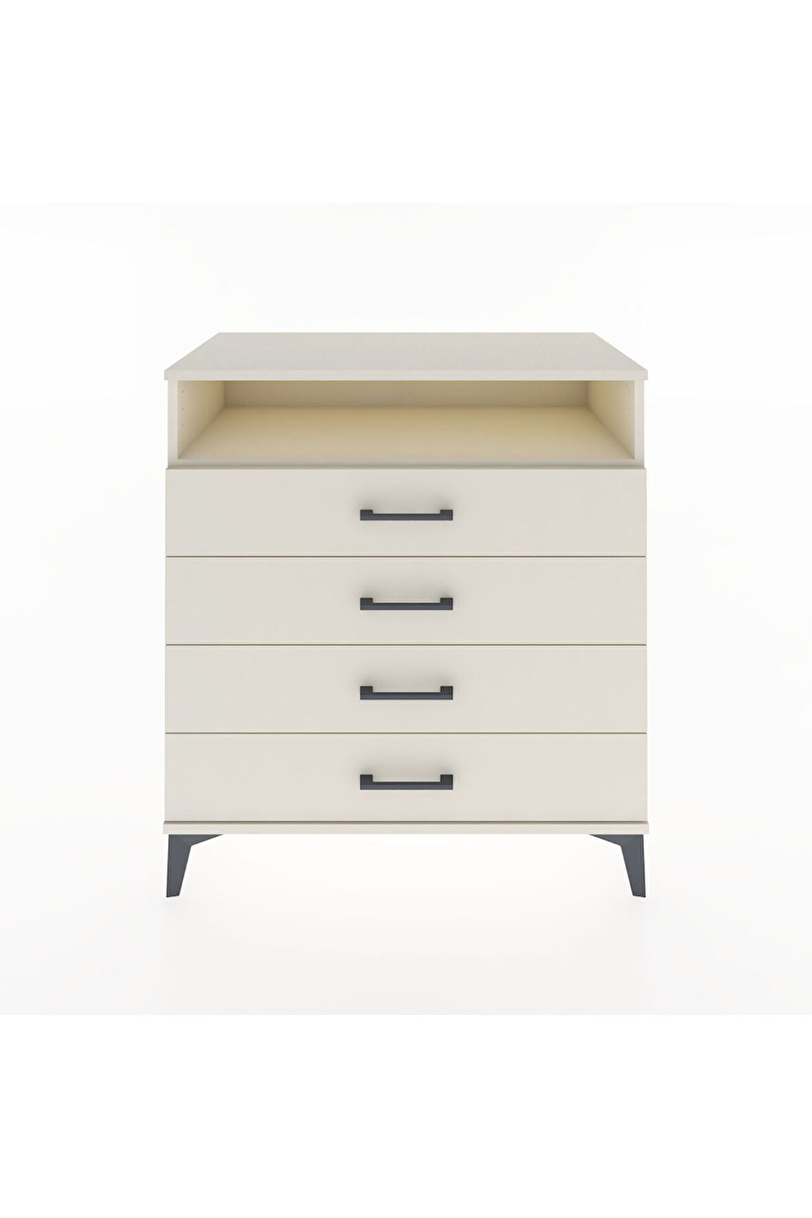 Hyperion Şifonyer Tek Raflı 4 Çekmeceli 88x44x96 Aytaşı-Aytaşı