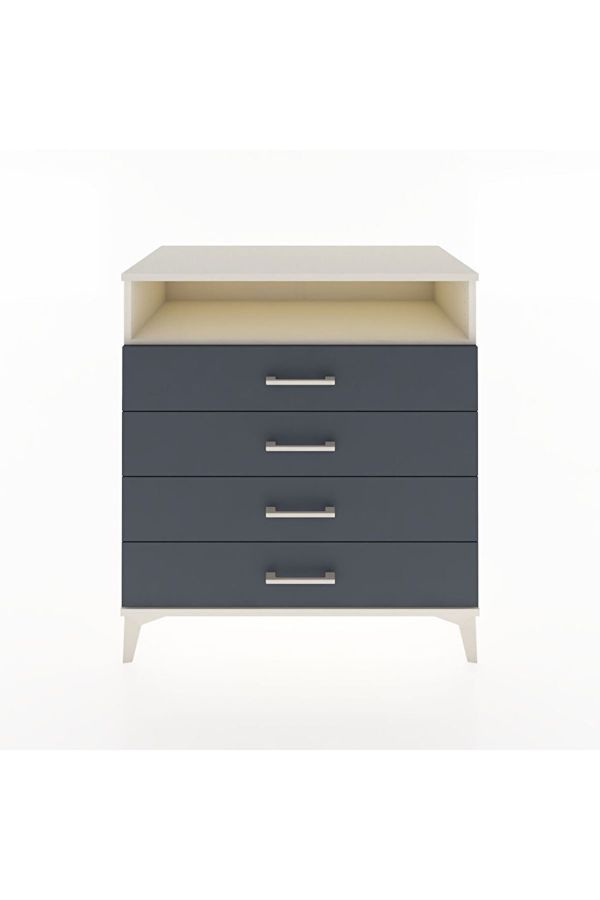 Hyperion Şifonyer Tek Raflı 4 Çekmeceli 88x44x96 Aytaşı-Antrasit