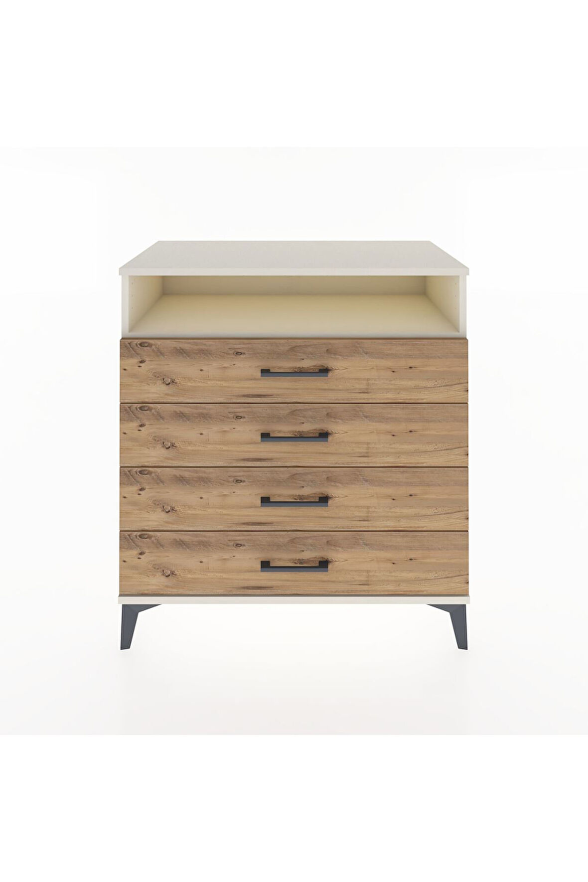 Hyperion Şifonyer Tek Raflı 4 Çekmeceli 88x44x96 Aytaşı-Çam