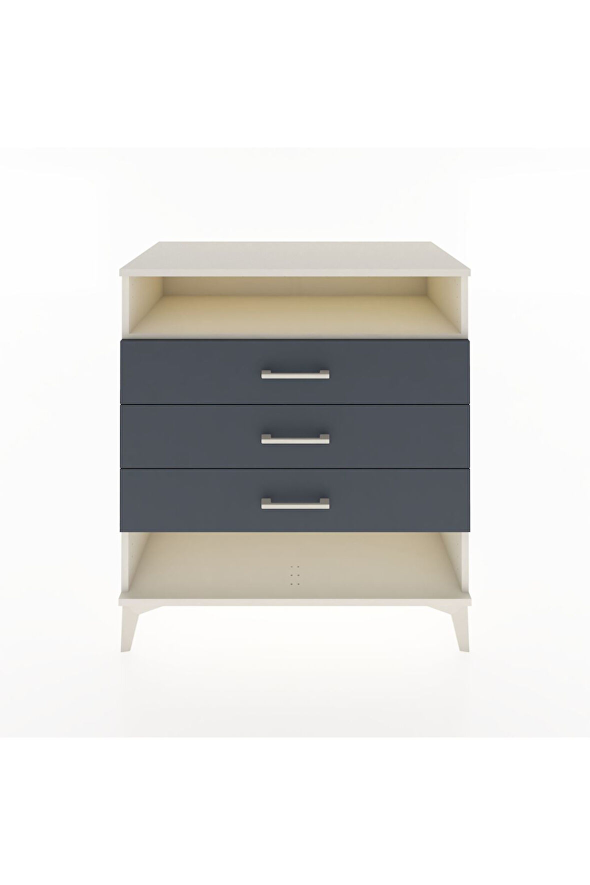 Hyperion Şifonyer Tek Raflı 3 Çekmeceli 88x44x96 Aytaşı-Antrasit