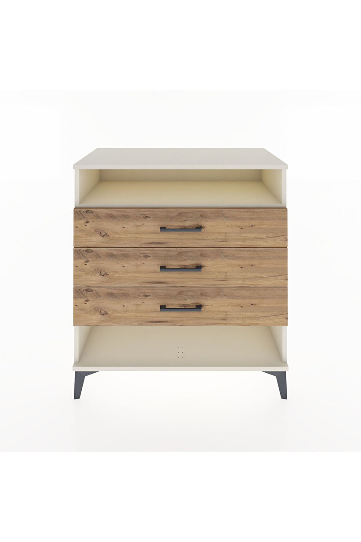 Hyperion Şifonyer Tek Raflı 3 Çekmeceli 88x44x96 Aytaşı-Çam