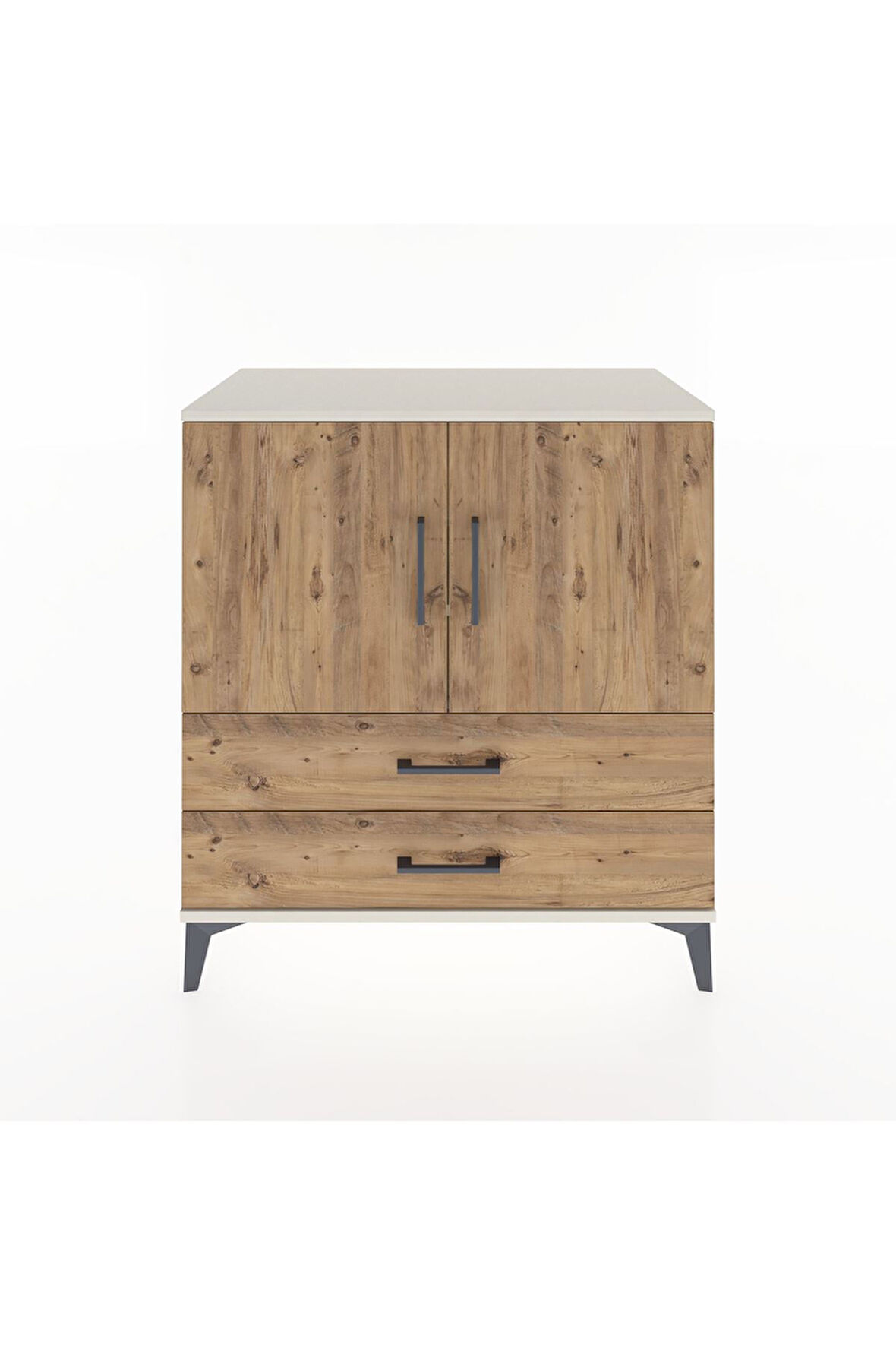 Hyperion Şifonyer 3 Raflı 2 Çekmeceli 2 Kapaklı 88x44x96 Aytaşı-Çam