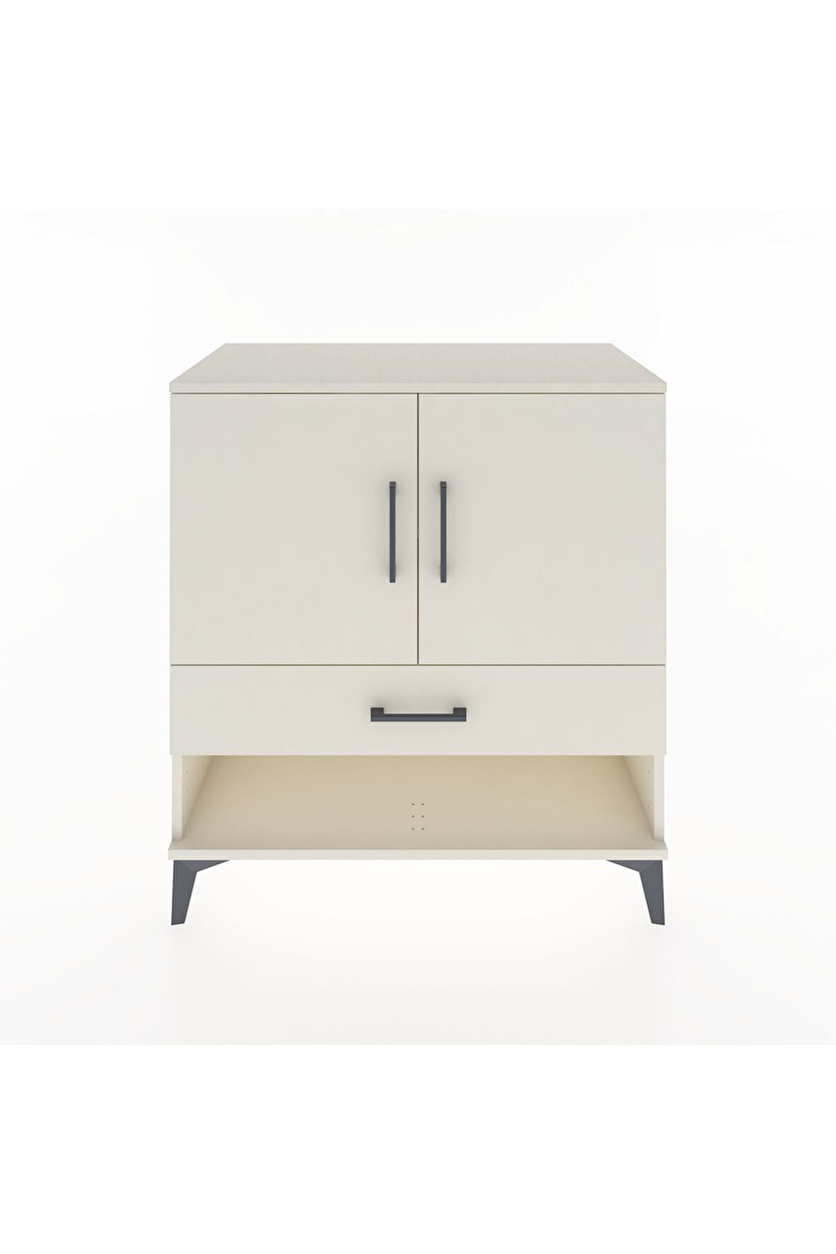 Hyperion Şifonyer 2 Raflı Tek Çekmeceli 2 Kapaklı 88x44x96 Aytaşı-Aytaşı