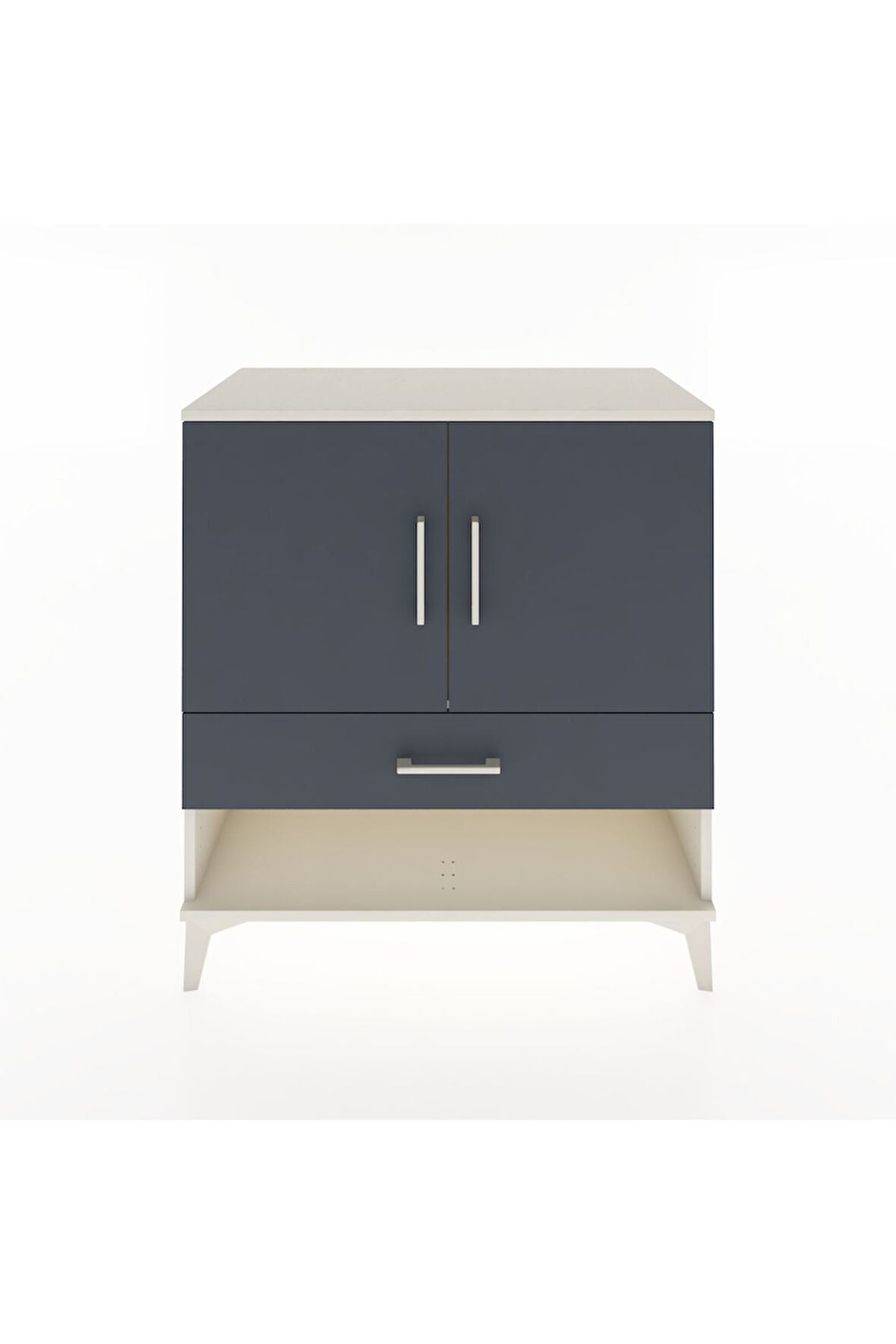 Hyperion Şifonyer Tek Raflı Tek Çekmeceli 2 Kapaklı 88x44x96 Aytaşı-Antrasit