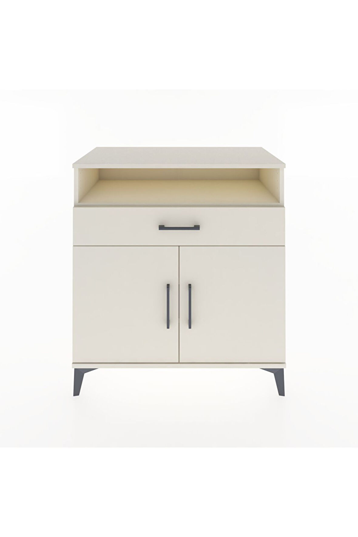 Hyperion Şifonyer 2 Raflı Tek Çekmeceli 2 Kapaklı 88x44x96 Aytaşı-Aytaşı