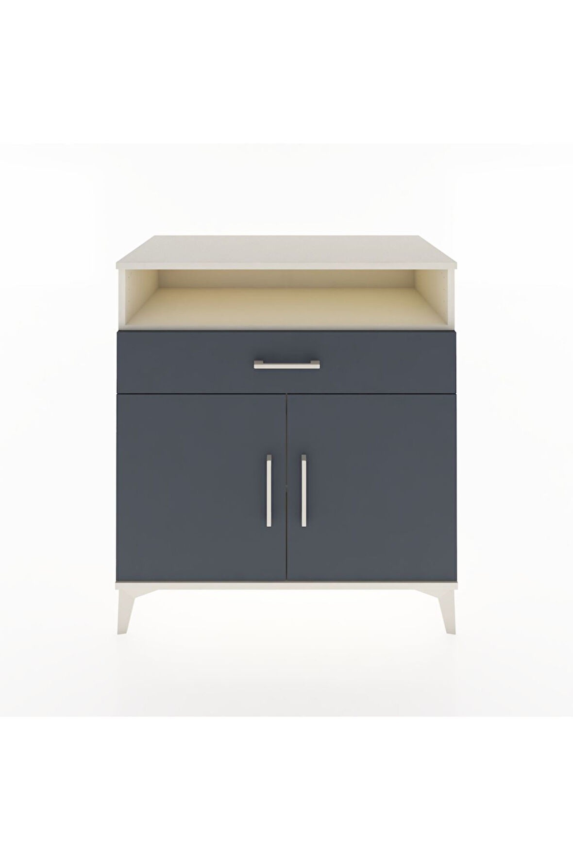 Hyperion Şifonyer Tek Raflı Tek Çekmeceli 2 Kapaklı 88x44x96 Aytaşı-Antrasit