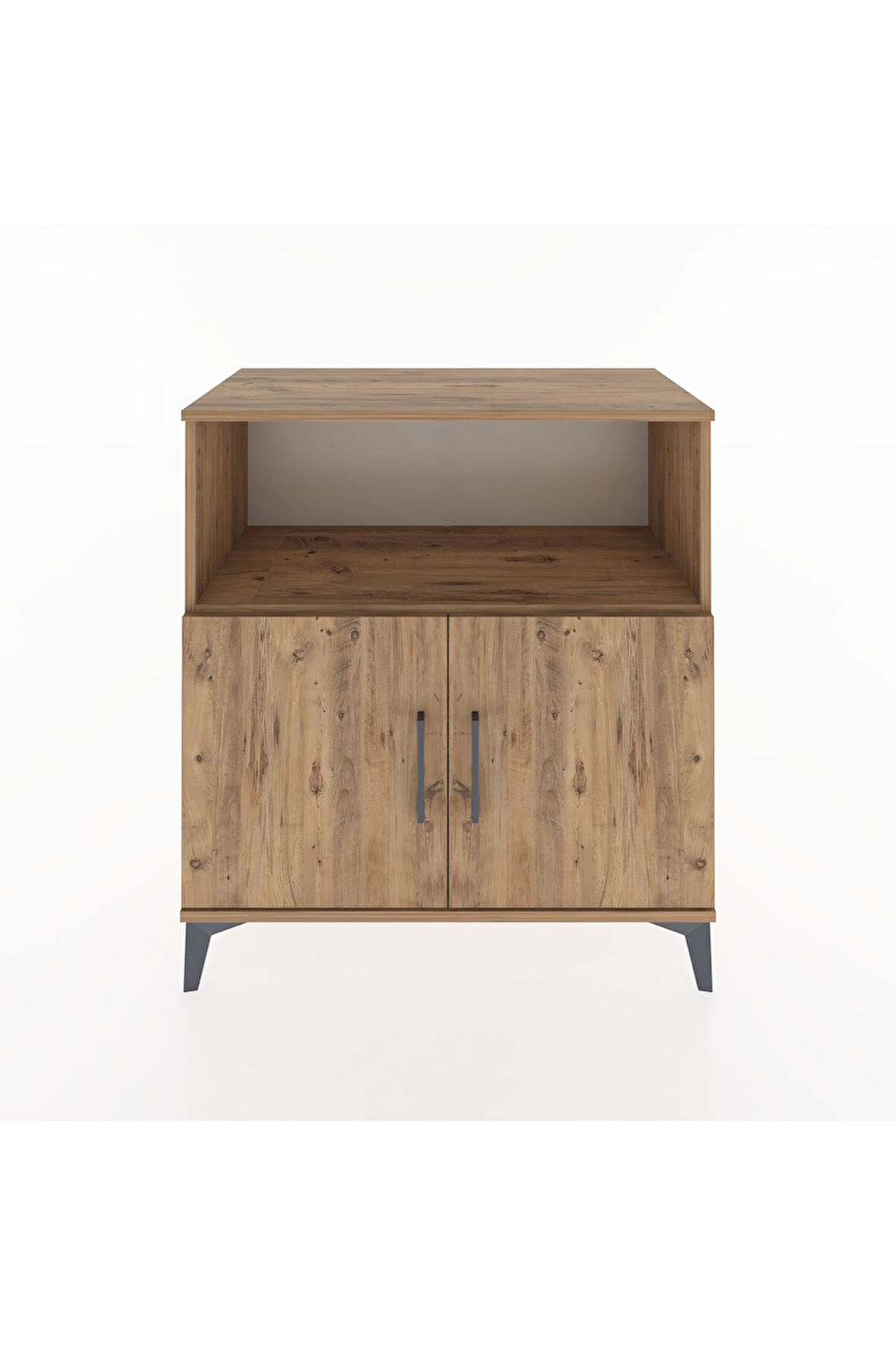 Hyperion Şifonyer Tek Raflı 2 Kapaklı 88x44x96 Çam-Çam