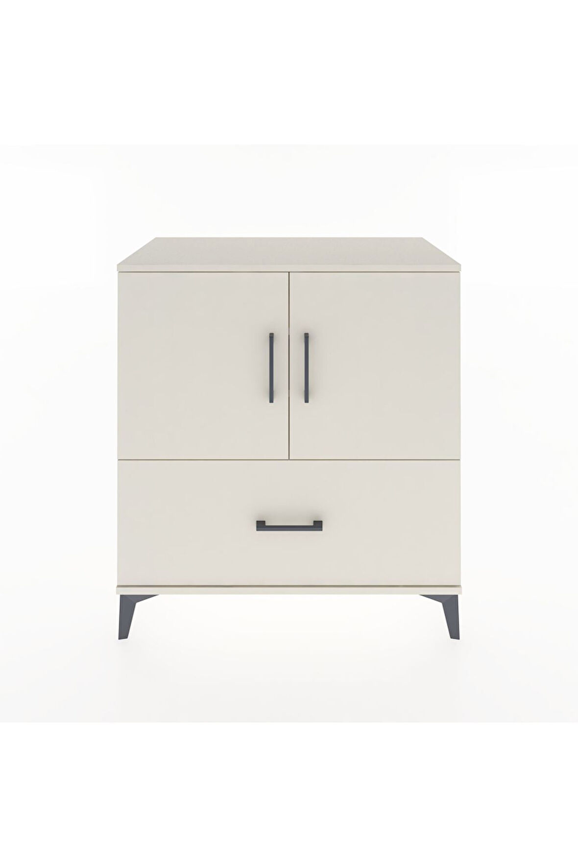 Hyperion Şifonyer 3 Raflı Tek Çekmeceli 2 Kapaklı 88x44x96 Aytaşı-Aytaşı