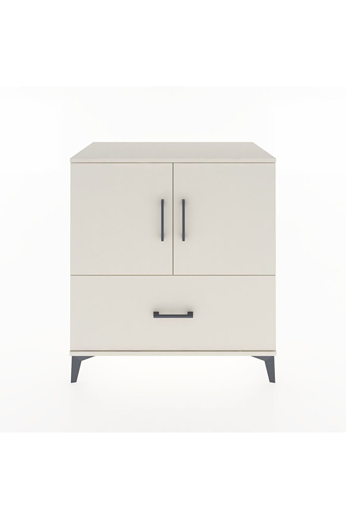 Hyperion Şifonyer Tek Raflı Tek Çekmeceli 2 Kapaklı 88x44x96 Aytaşı-Aytaşı