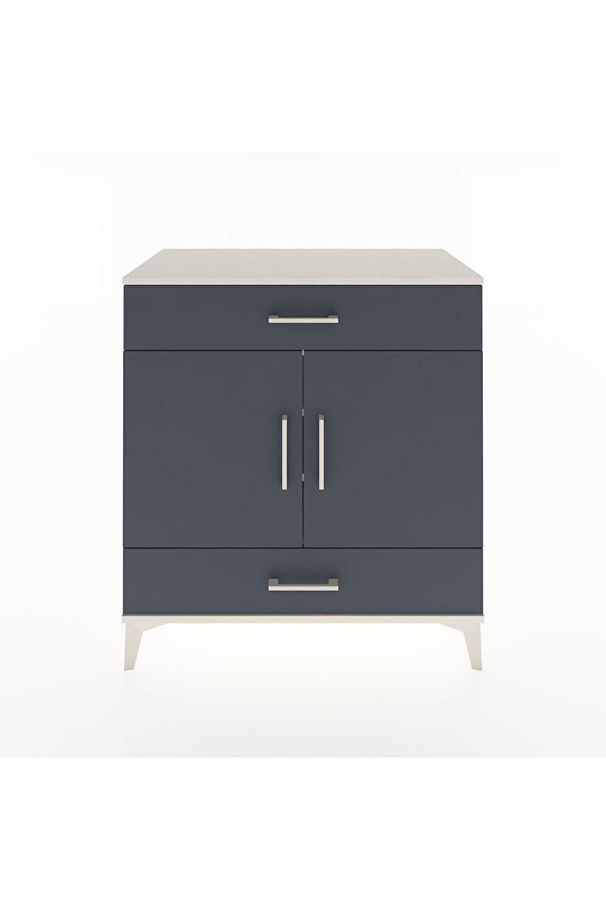 Hyperion Şifonyer 3 Raflı 2 Çekmeceli 2 Kapaklı 88x44x96 Aytaşı-Antrasit