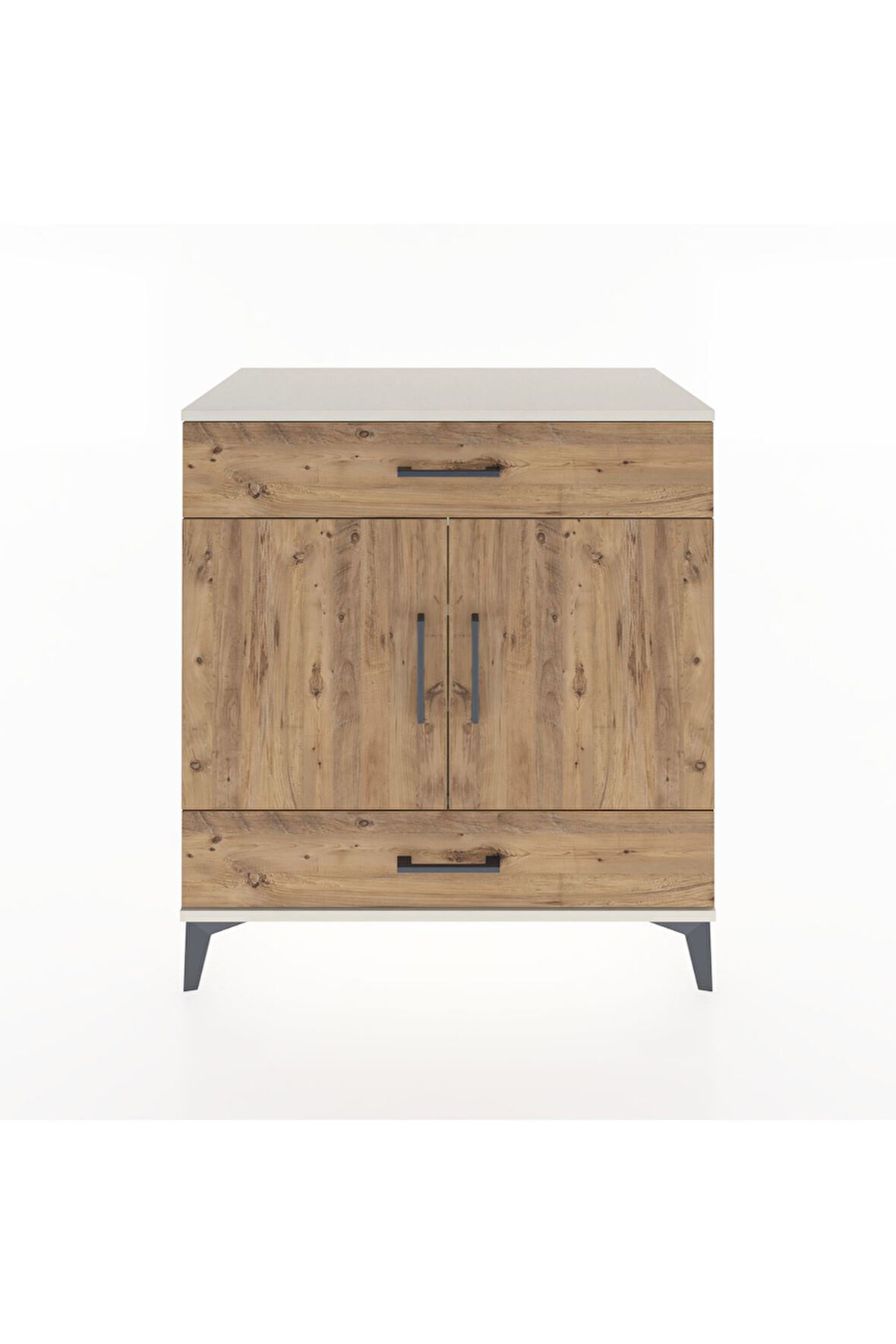 Hyperion Şifonyer 3 Raflı 2 Çekmeceli 2 Kapaklı 88x44x96 Aytaşı-Çam