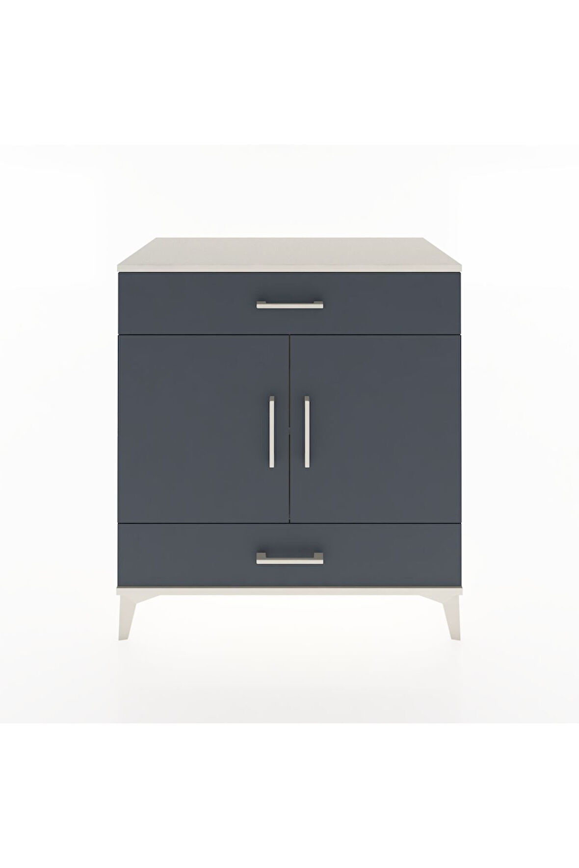 Hyperion Şifonyer 2 Raflı 2 Çekmeceli 2 Kapaklı 88x44x96 Aytaşı-Antrasit