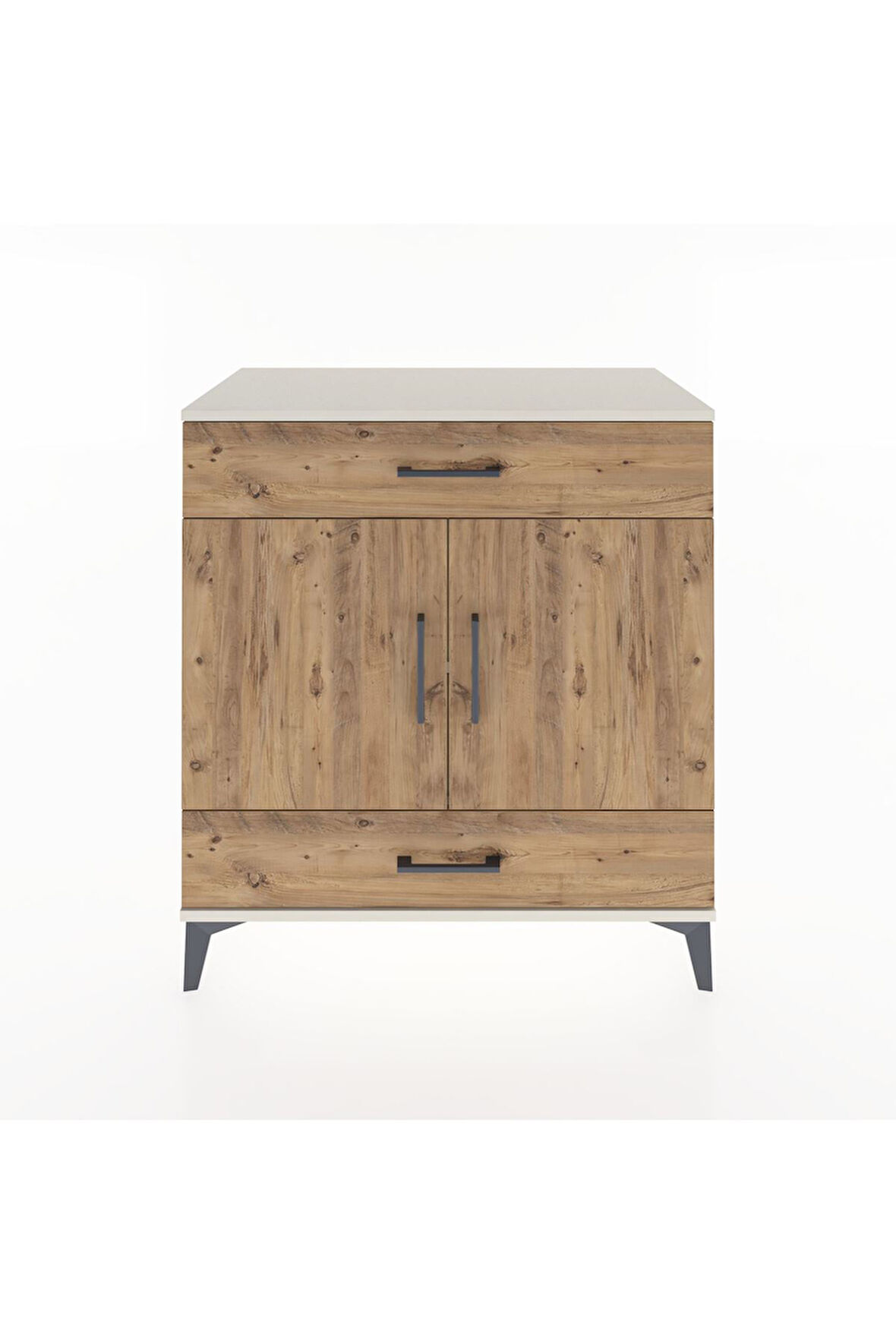 Hyperion Şifonyer 2 Raflı 2 Çekmeceli 2 Kapaklı 88x44x96 Aytaşı-Çam