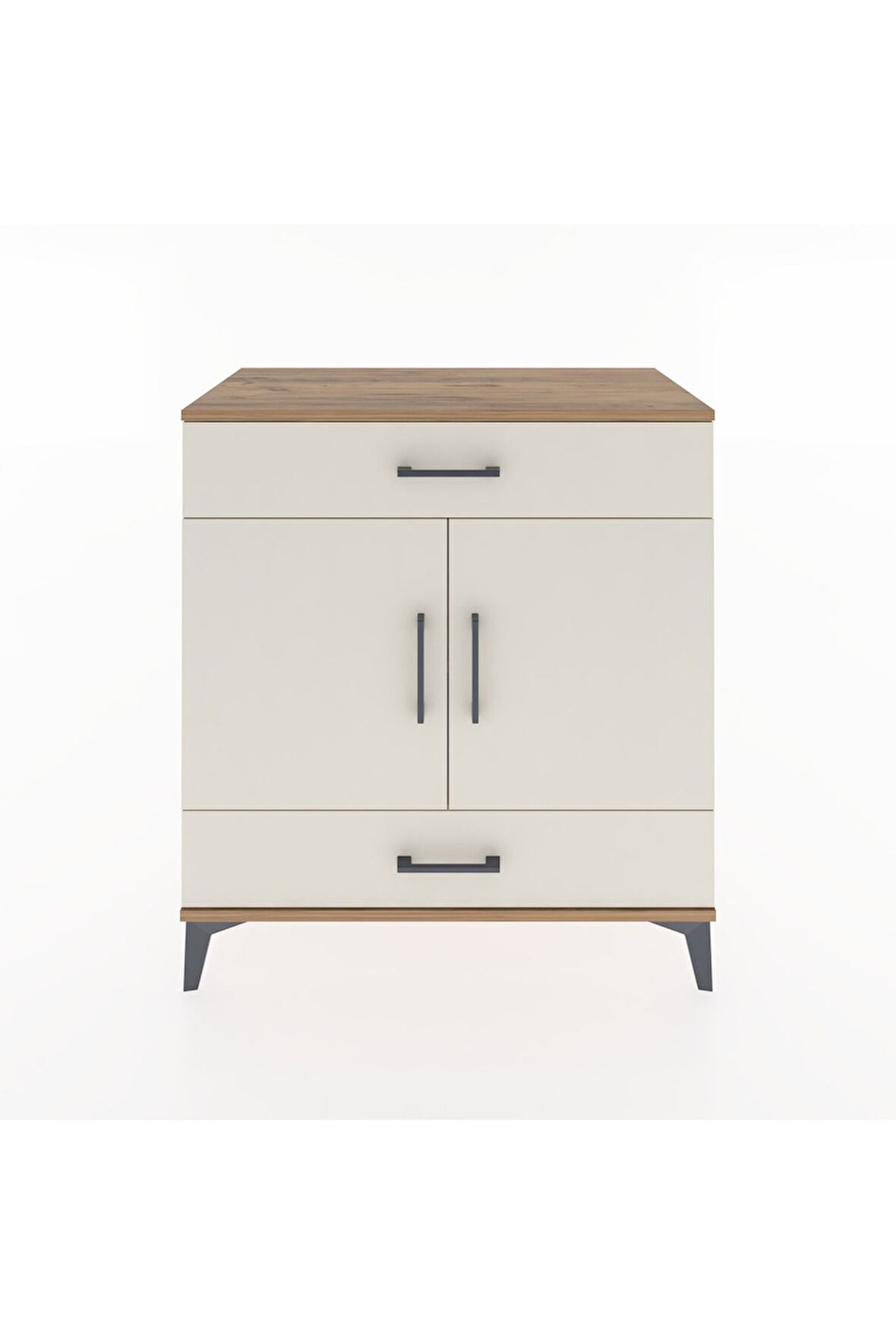 Hyperion Şifonyer 2 Raflı 2 Çekmeceli 2 Kapaklı 88x44x96 Çam-Aytaşı