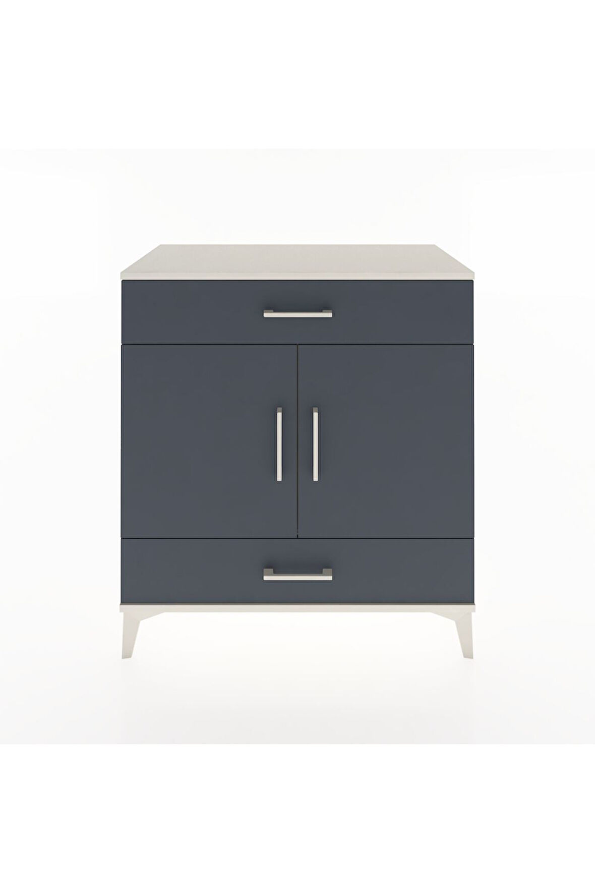 Hyperion Şifonyer 2 Çekmeceli 2 Kapaklı 88x44x96 Aytaşı-Antrasit