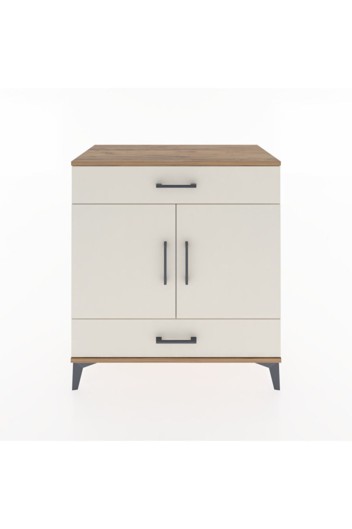 Hyperion Şifonyer 2 Çekmeceli 2 Kapaklı 88x44x96 Çam-Aytaşı