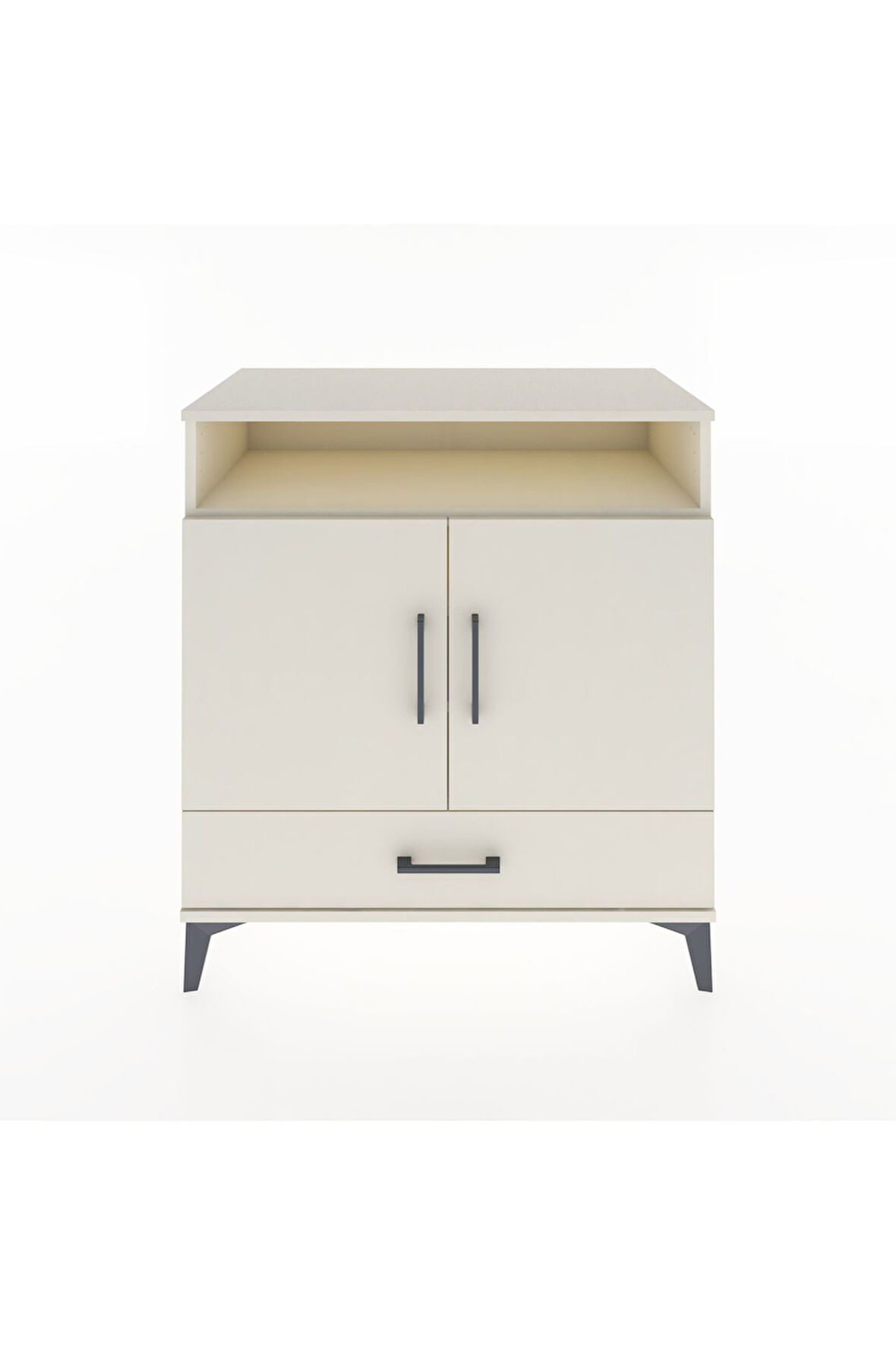 Hyperion Şifonyer 4 Raflı Tek Çekmeceli 2 Kapaklı 88x44x96 Aytaşı-Aytaşı