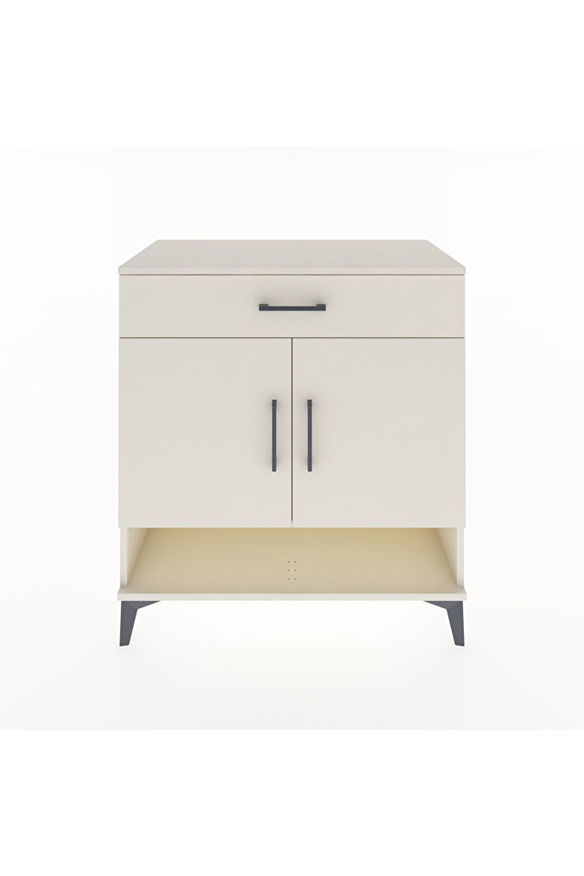 Hyperion Şifonyer Tek Raflı Tek Çekmeceli 2 Kapaklı 88x44x96 Aytaşı-Aytaşı