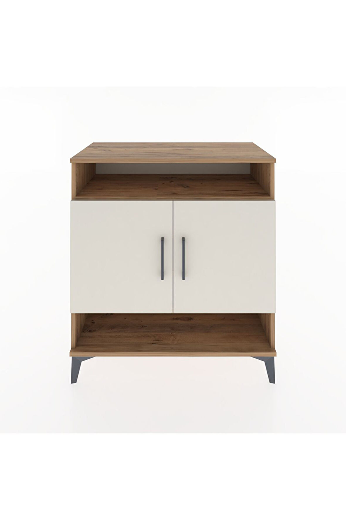 Hyperion Şifonyer 4 Raflı 2 Kapaklı 88x44x96 Çam-Aytaşı