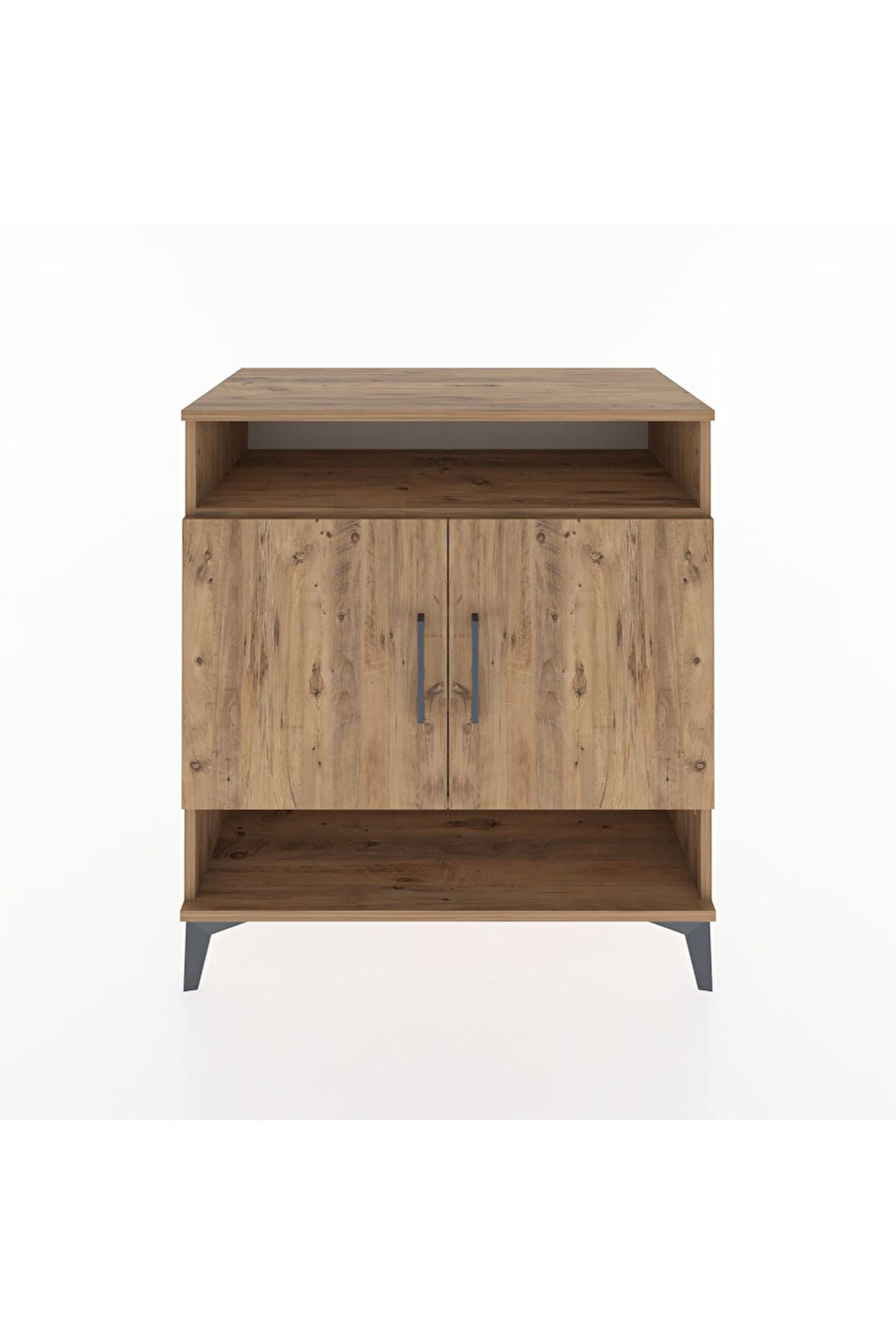 Hyperion Şifonyer 4 Raflı 2 Kapaklı 88x44x96 Çam-Çam