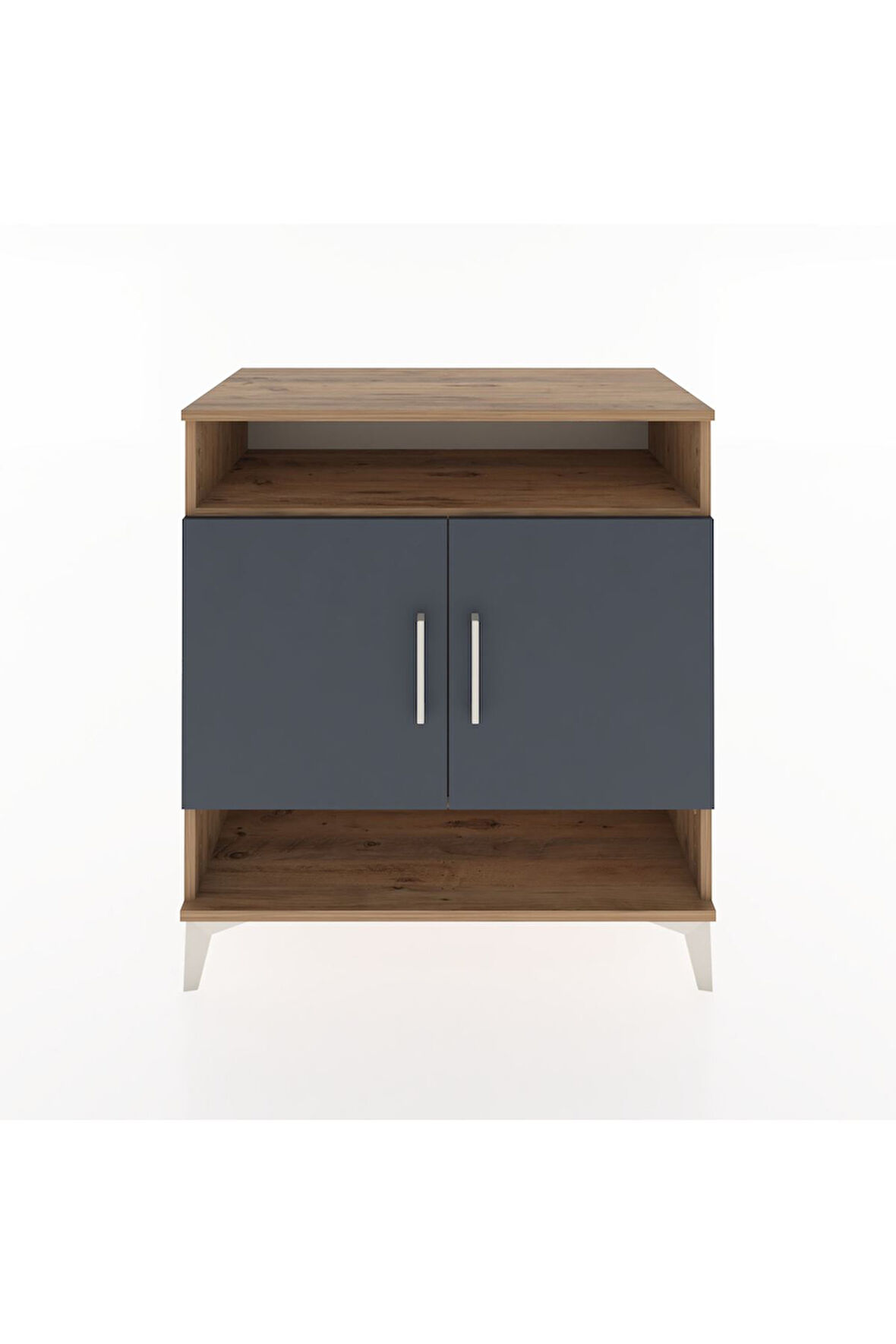 Hyperion Şifonyer 2 Raflı 2 Kapaklı 88x44x96 Çam-Antrasit