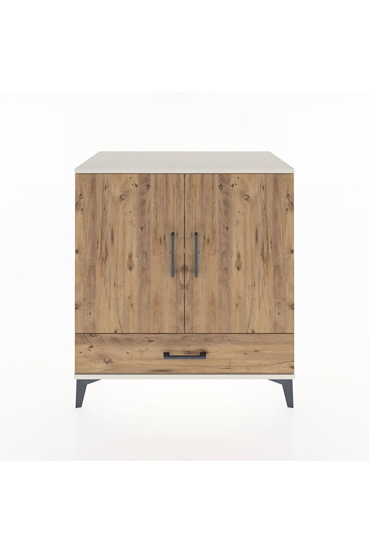 Hyperion Şifonyer 4 Raflı Tek Çekmeceli 2 Kapaklı 88x44x96 Aytaşı-Çam