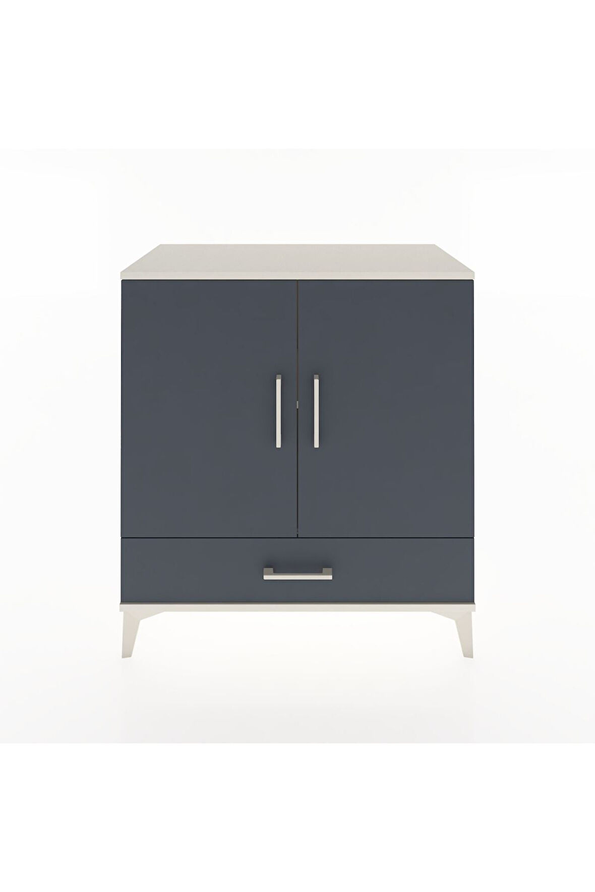 Hyperion Şifonyer 2 Raflı Tek Çekmeceli 2 Kapaklı 88x44x96 Aytaşı-Antrasit