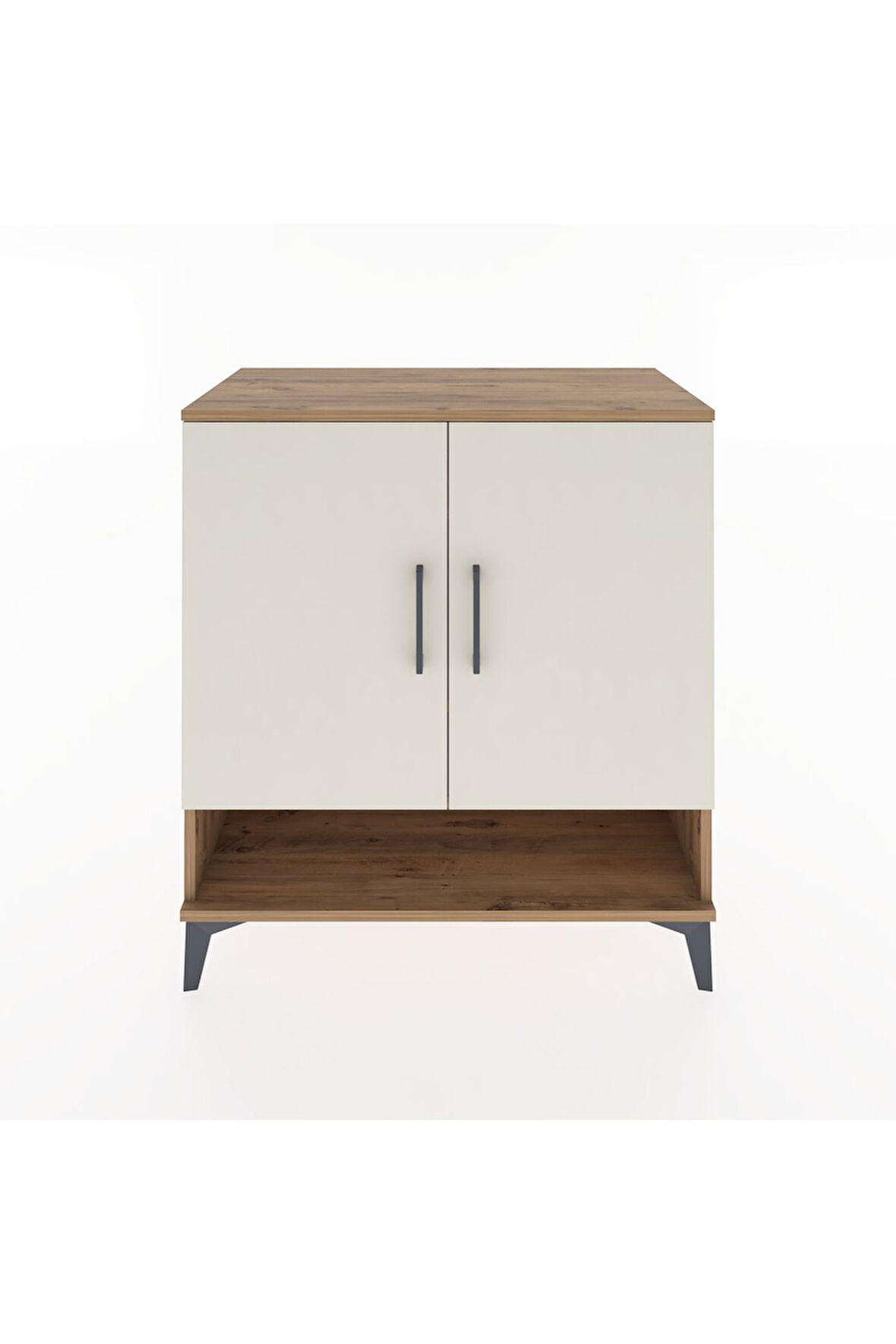 Hyperion Şifonyer 3 Raflı 2 Kapaklı 88x44x96 Çam-Aytaşı