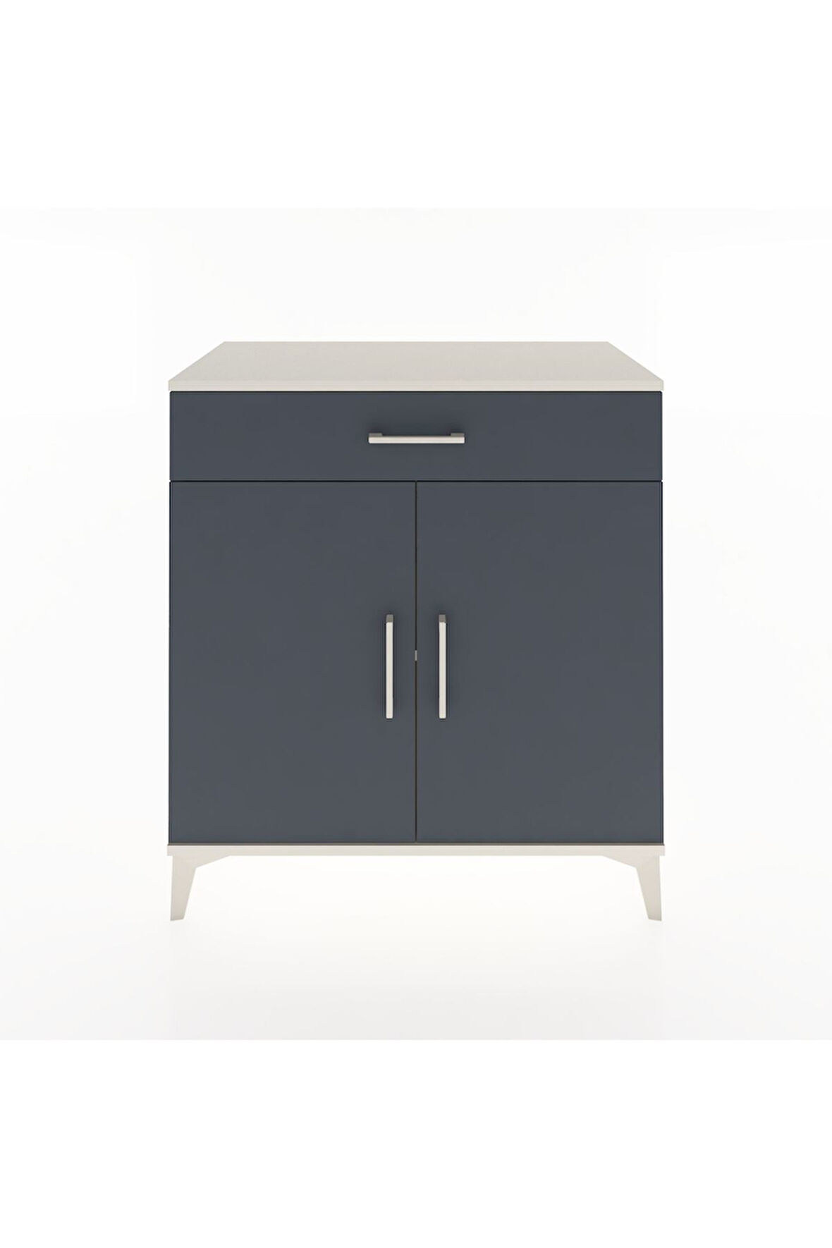 Hyperion Şifonyer Tek Raflı Tek Çekmeceli 2 Kapaklı 88x44x96 Aytaşı-Antrasit