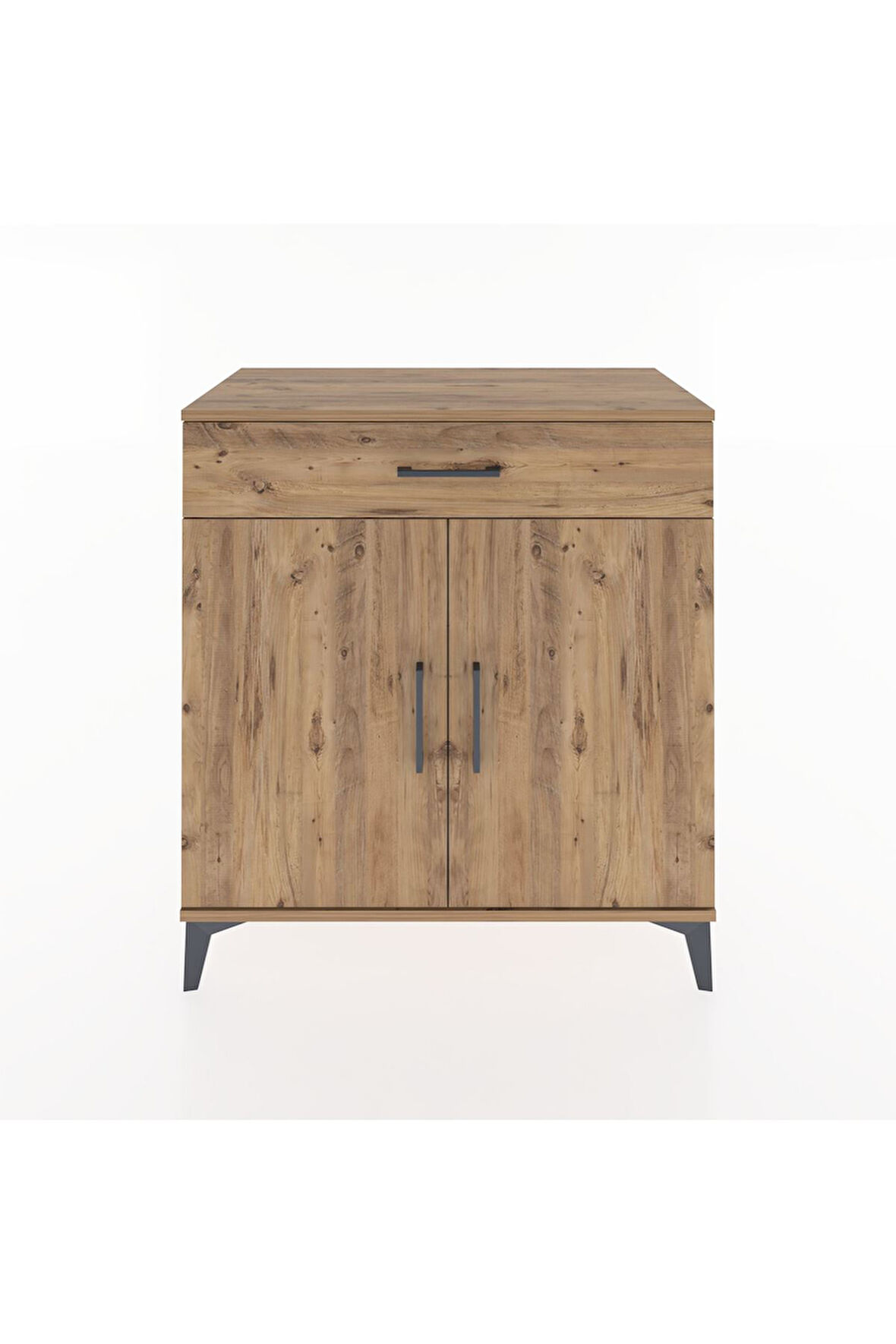 Hyperion Şifonyer Tek Çekmeceli 2 Kapaklı 88x44x96 Çam-Çam