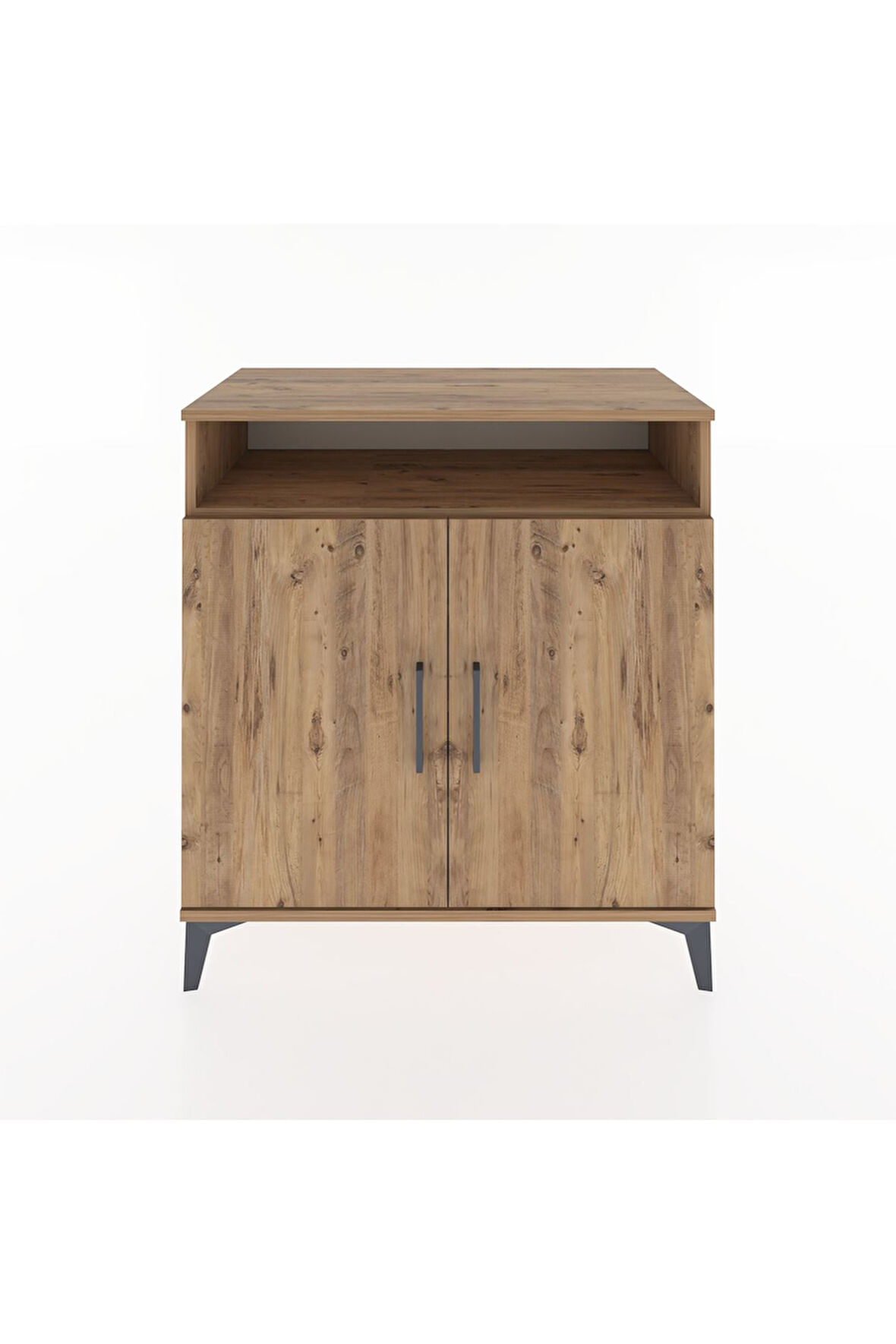 Hyperion Şifonyer 4 Raflı 2 Kapaklı 88x44x96 Çam-Çam