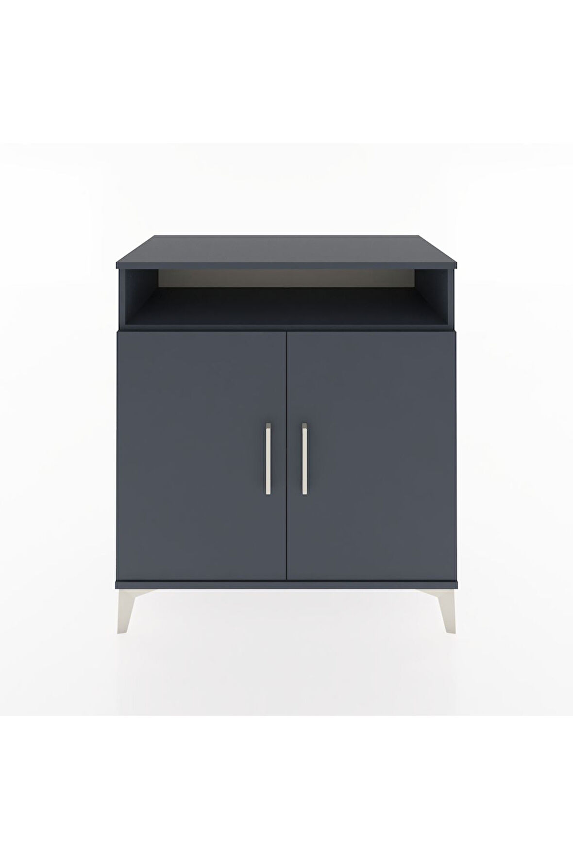 Hyperion Şifonyer 2 Raflı 2 Kapaklı 88x44x96 Antrasit-Antrasit