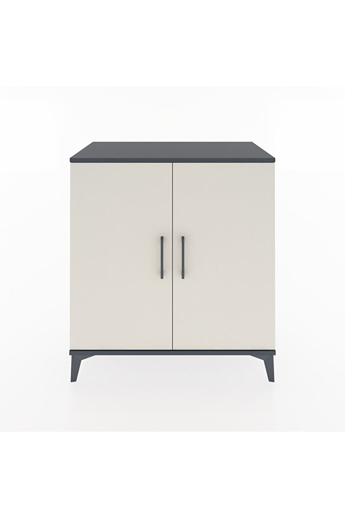 Hyperion Şifonyer 4 Raflı 2 Kapaklı 88x44x96 Antrasit-Aytaşı