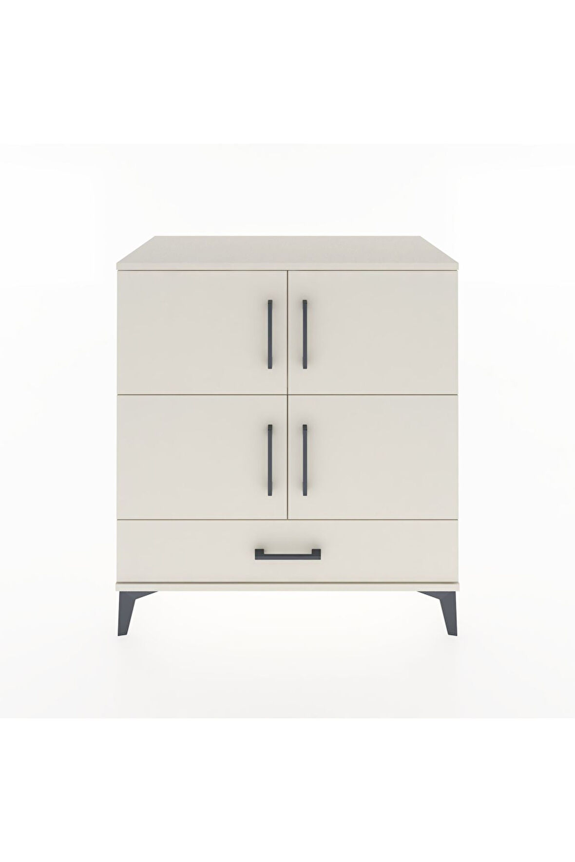 Hyperion Şifonyer 2 Raflı Tek Çekmeceli 4 Kapaklı 88x44x96 Aytaşı-Aytaşı