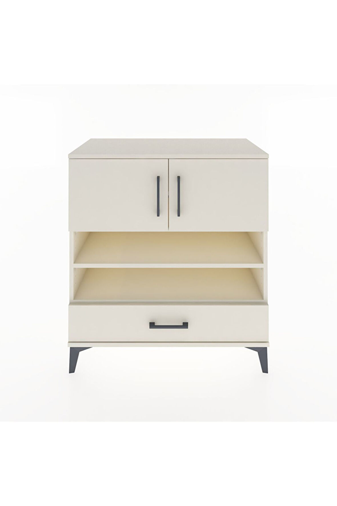 Hyperion Şifonyer 4 Raflı Tek Çekmeceli 2 Kapaklı 88x44x96 Aytaşı-Aytaşı