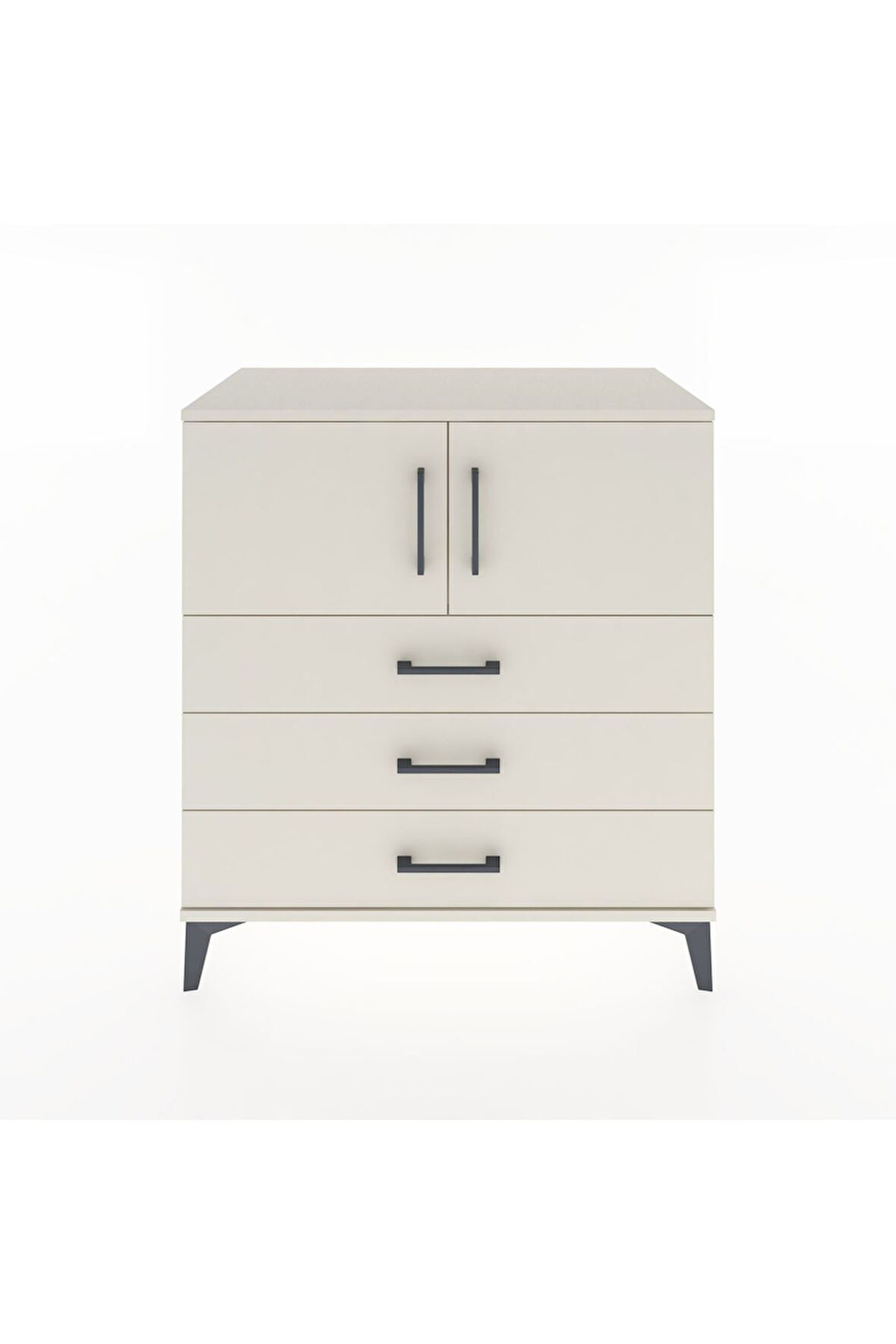 Hyperion Şifonyer Tek Raflı 3 Çekmeceli 2 Kapaklı 88x44x96 Aytaşı-Aytaşı