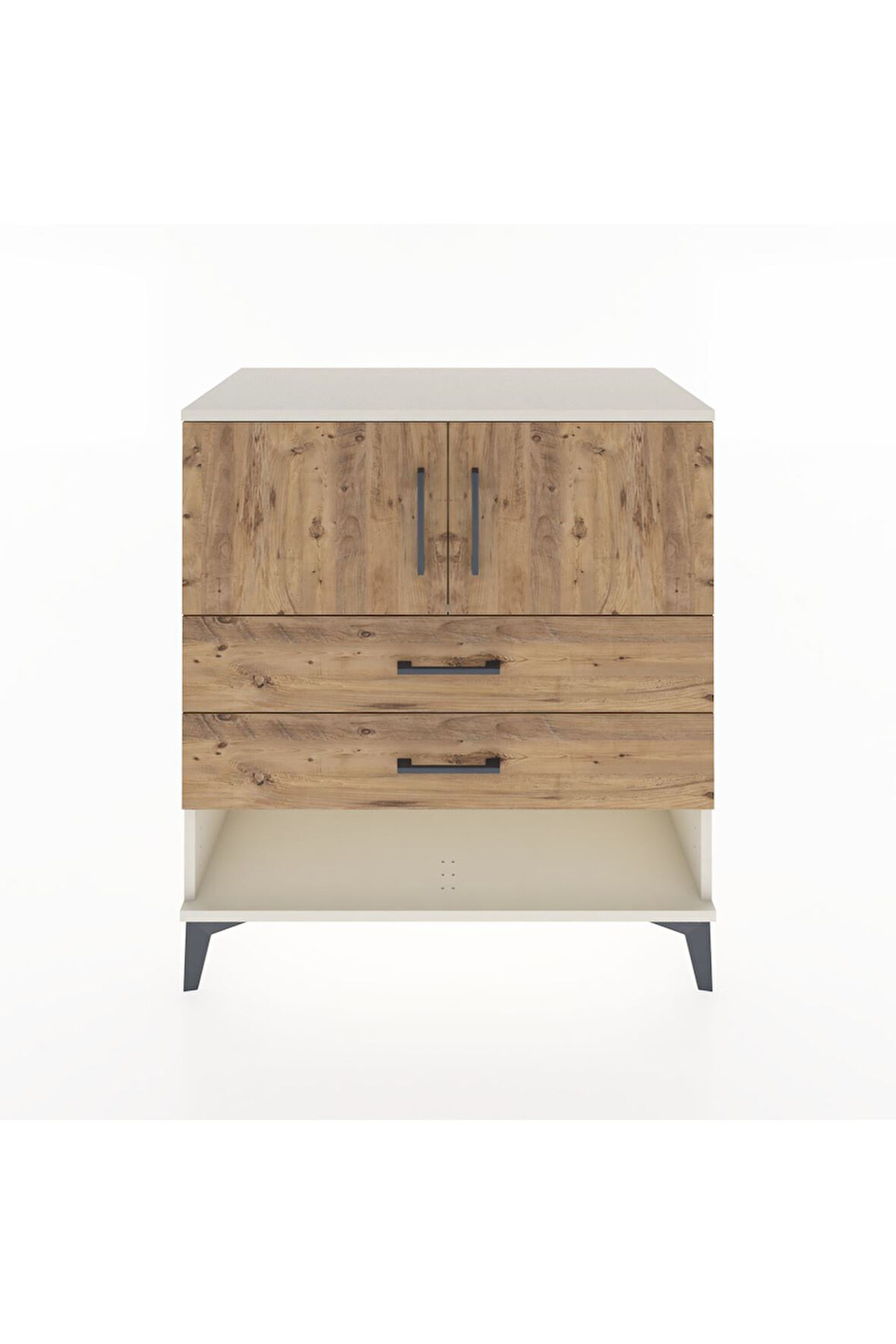 Hyperion Şifonyer 2 Raflı 2 Çekmeceli 2 Kapaklı 88x44x96 Aytaşı-Çam