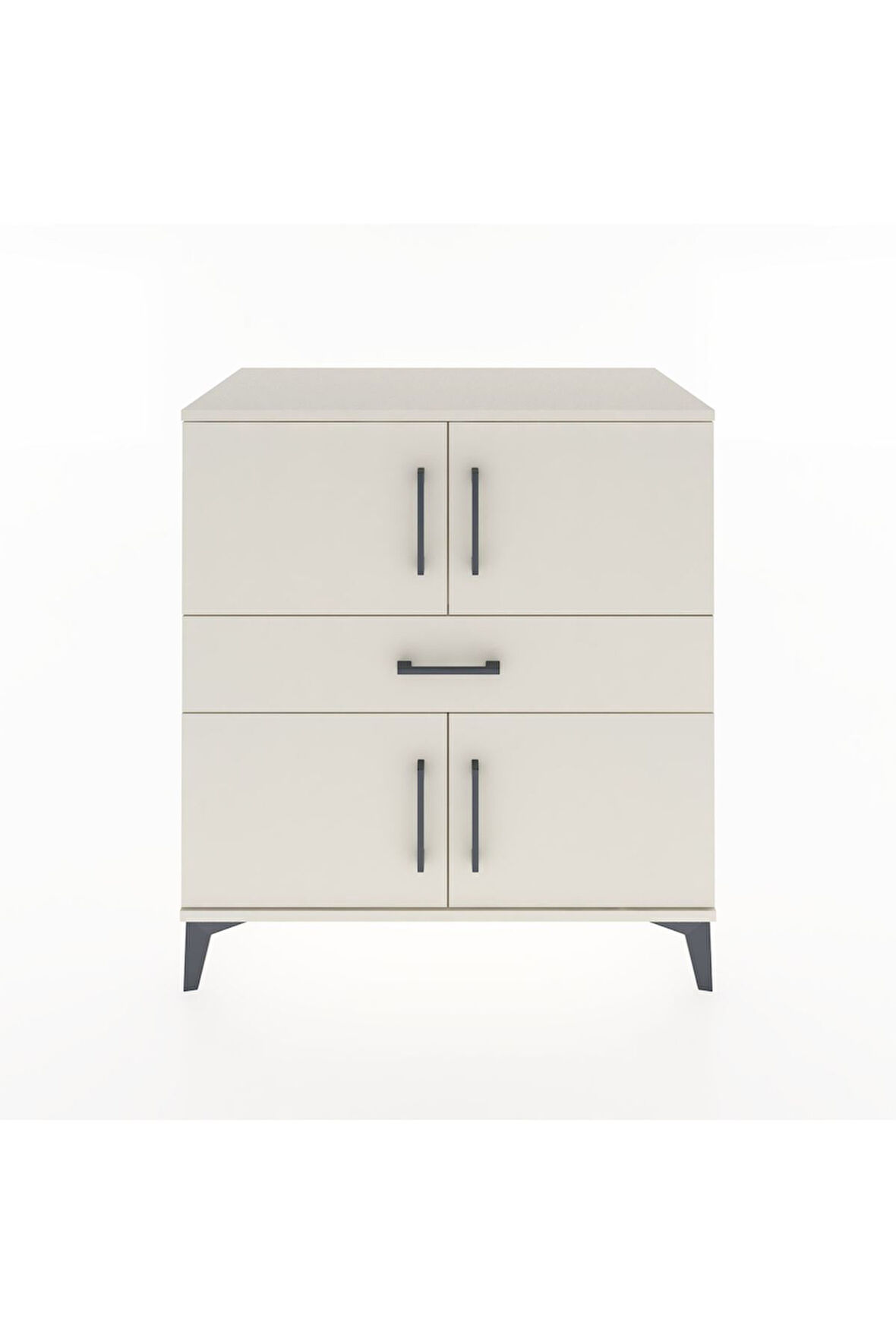 Hyperion Şifonyer Tek Raflı Tek Çekmeceli 4 Kapaklı 88x44x96 Aytaşı-Aytaşı