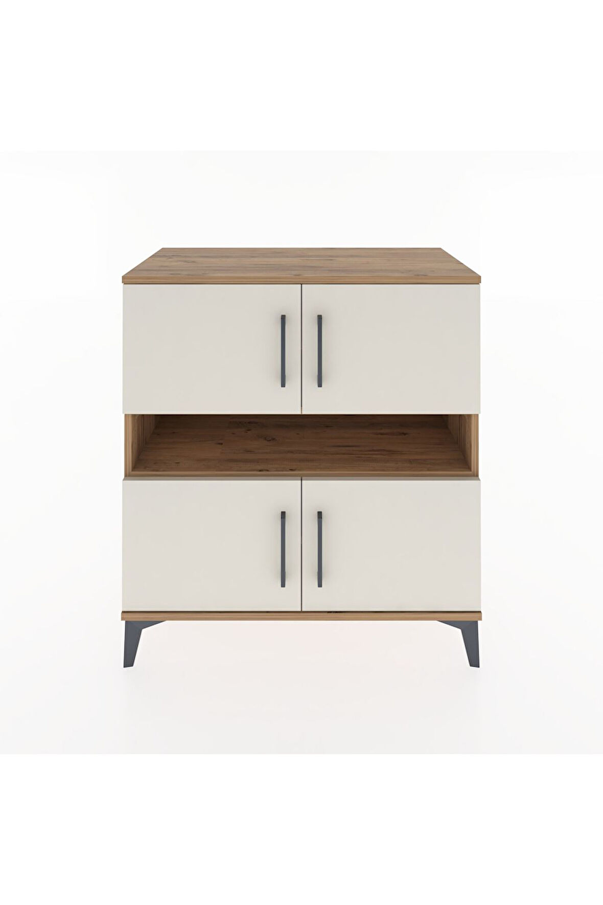 Hyperion Şifonyer 5 Raflı 4 Kapaklı 88x44x96 Çam-Aytaşı